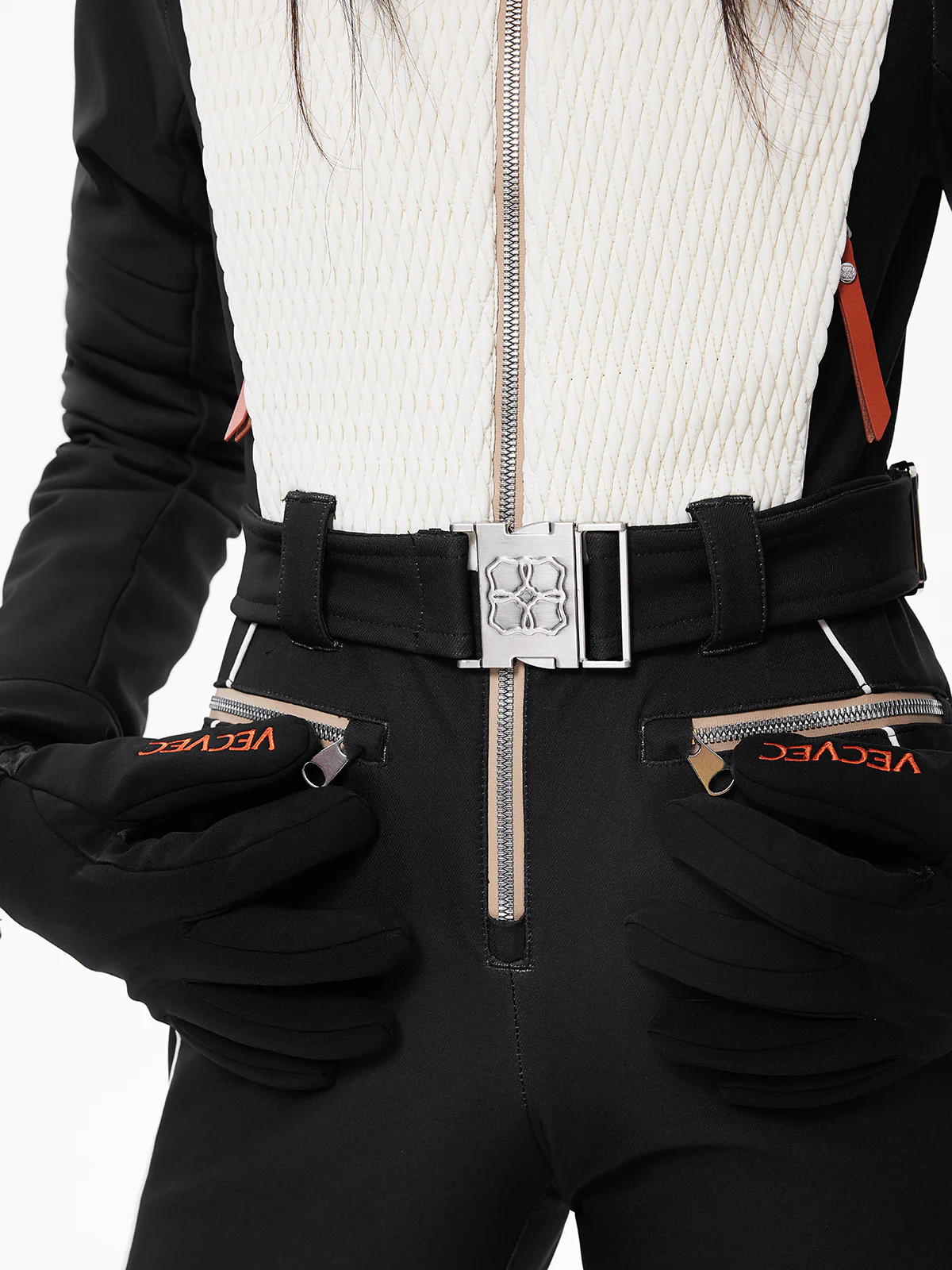 Ferra Faux Fur Down Ski Suit - Image 5