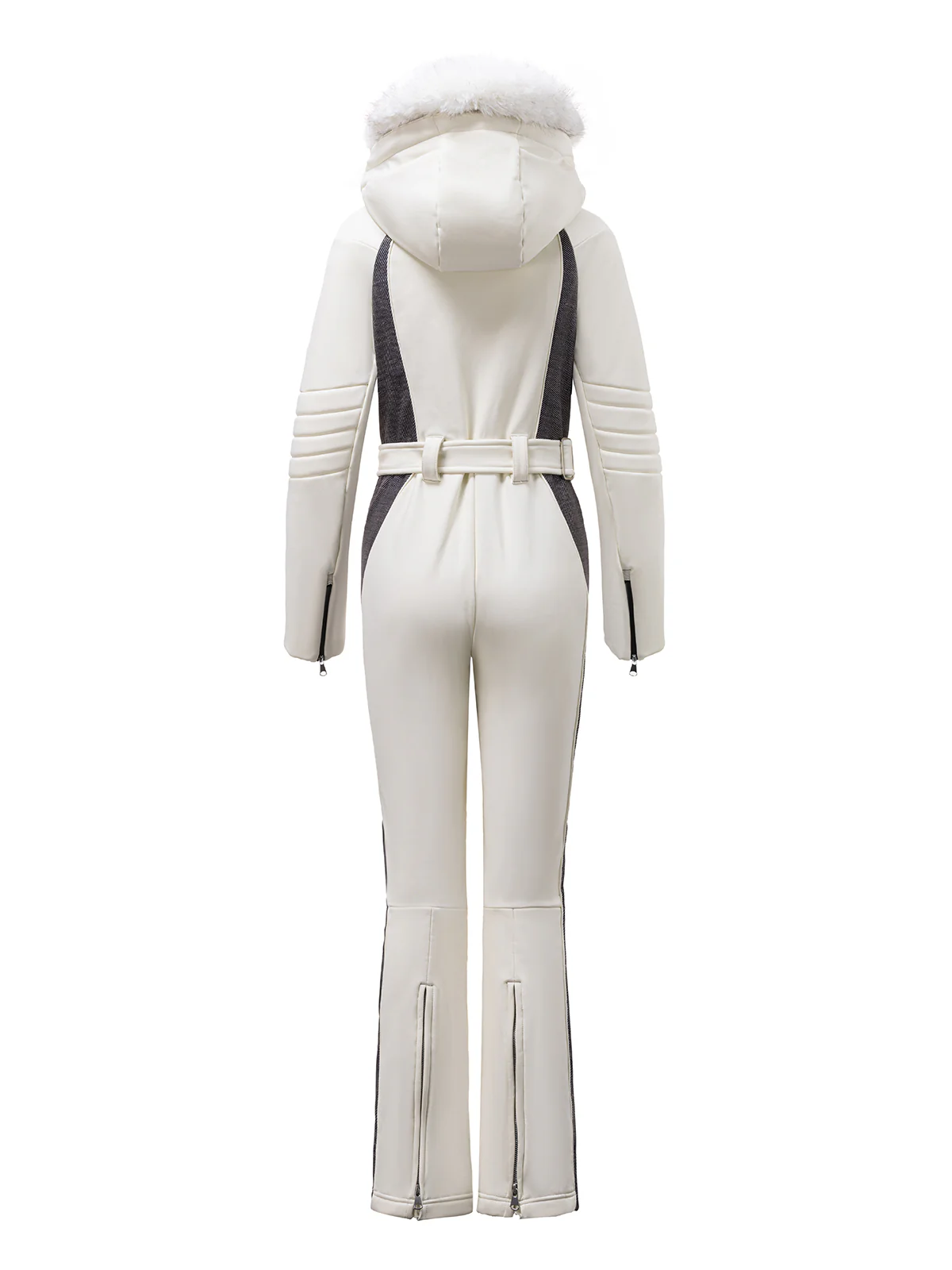 Ferra Faux Fur Down Ski Suit - Image 16