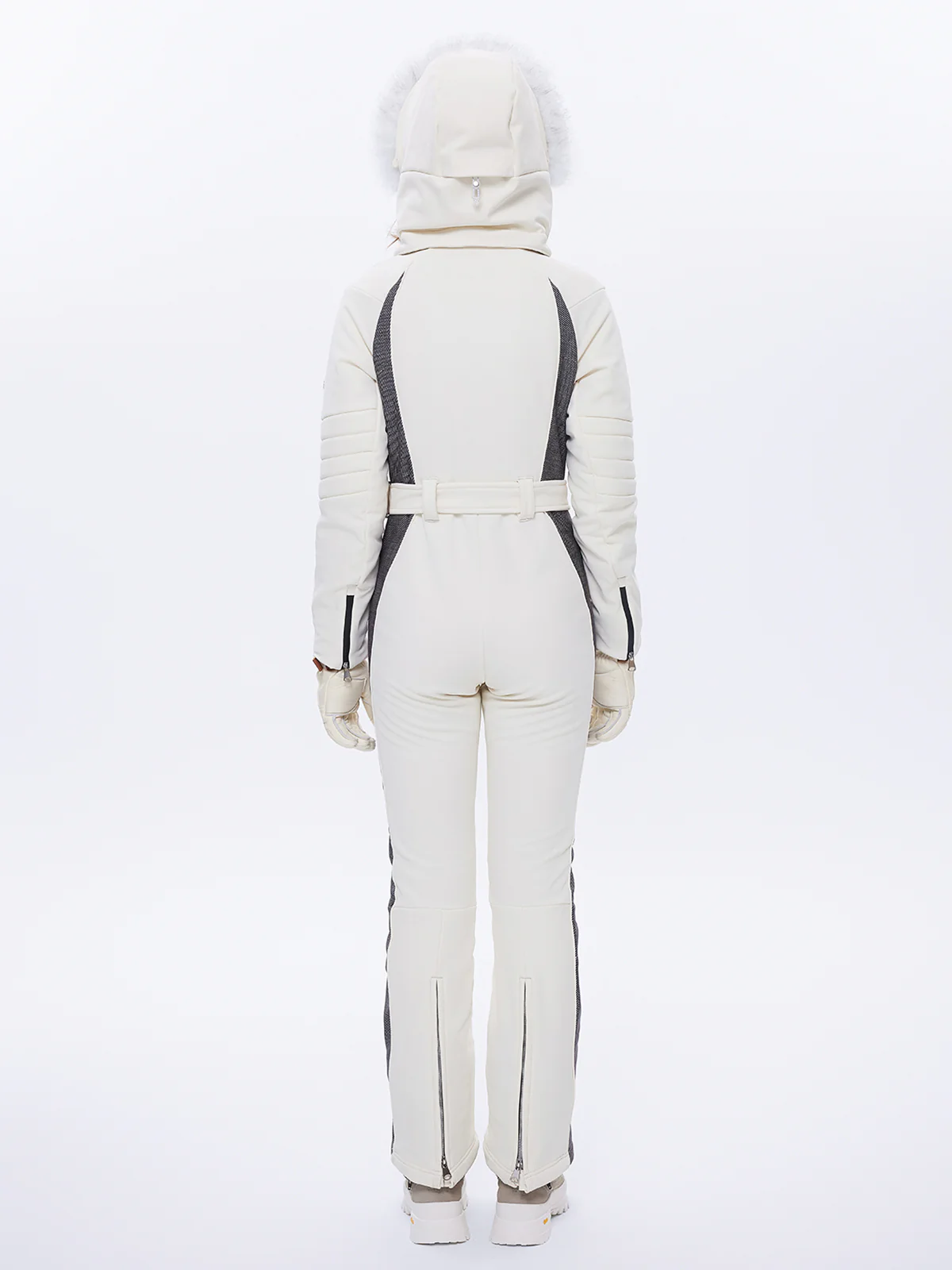 Ferra Faux Fur Down Ski Suit - Image 8