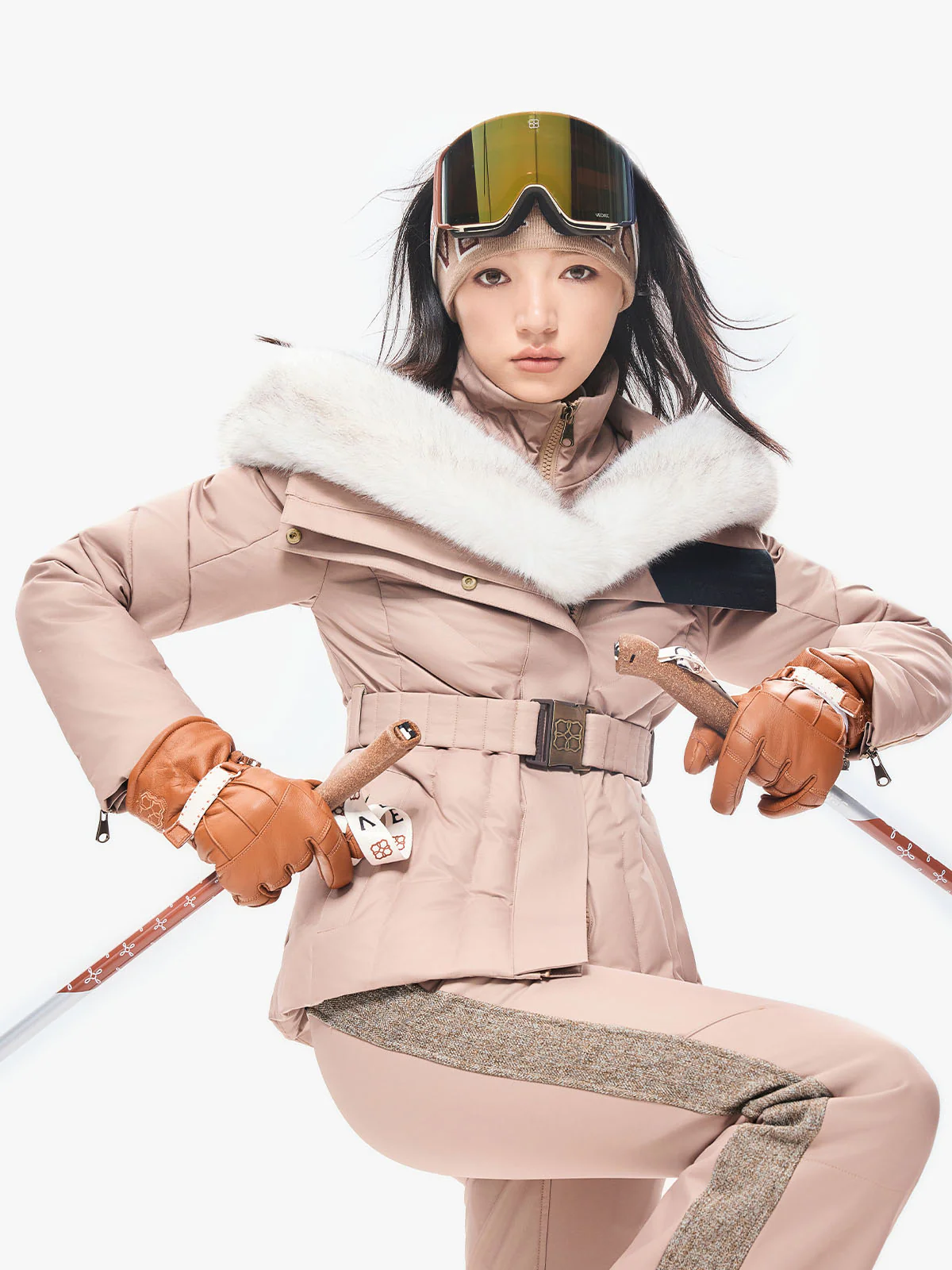 Freyja Faux Fur Down Jacket - Image 2