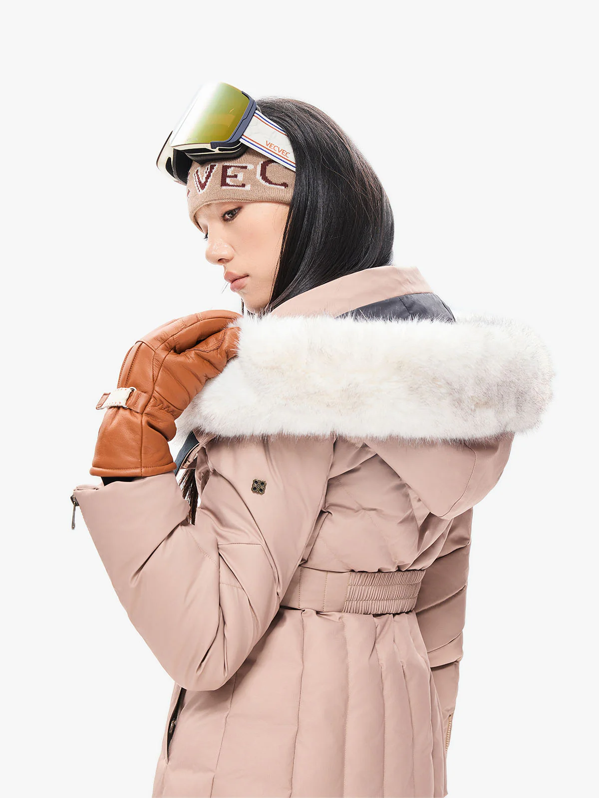 Freyja Faux Fur Down Jacket - Image 5