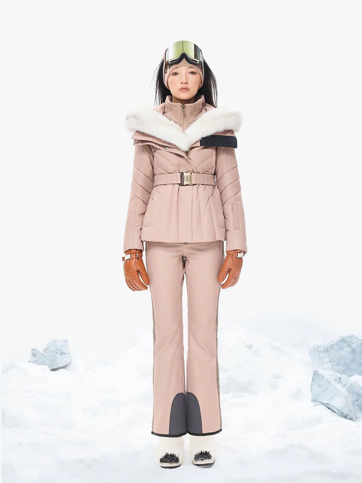 Freyja Faux Fur Down Jacket - Image 7