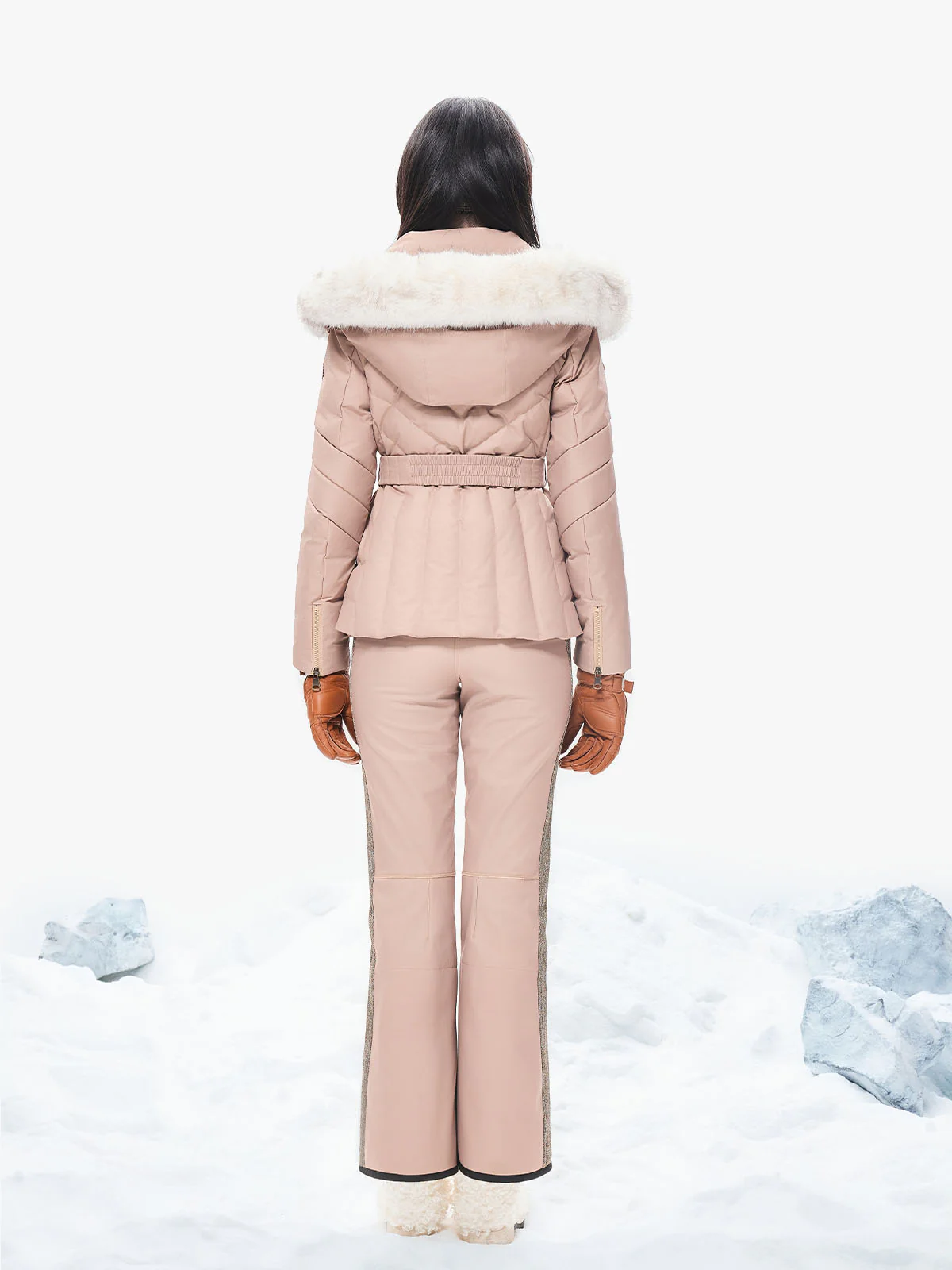 Freyja Faux Fur Down Jacket - Image 8
