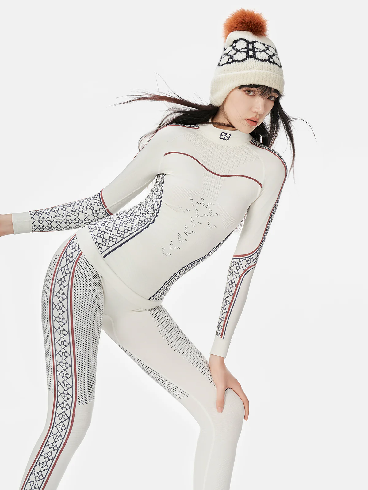 Fugue Wool Seamless Base Layer Top