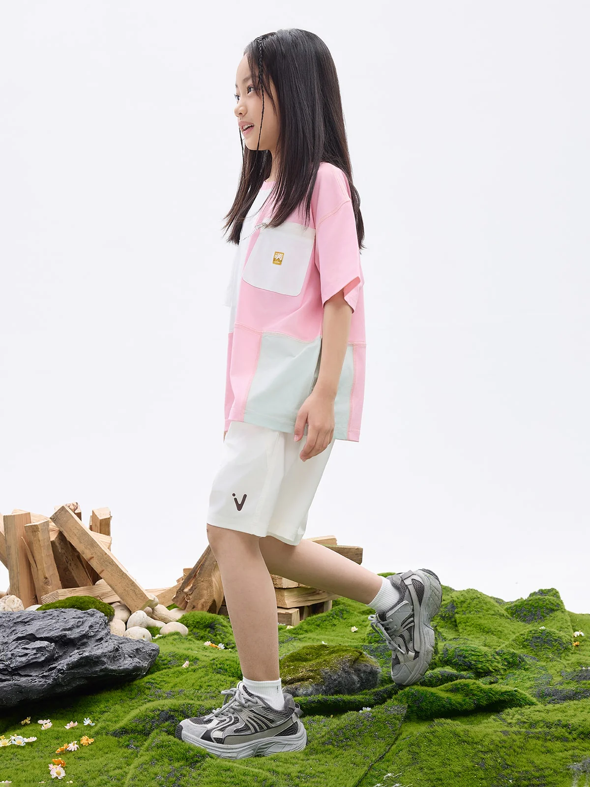 Kids' Block Quick Dry Easy-Care Tee - Image 4