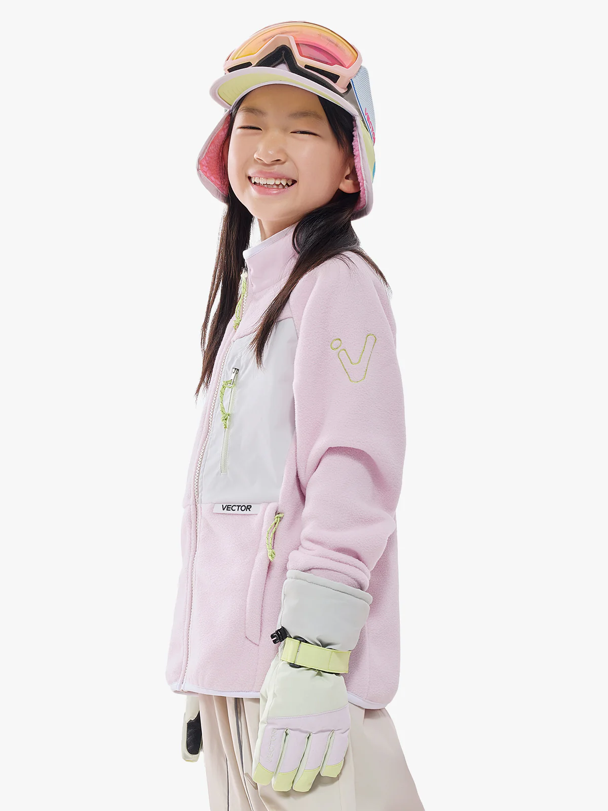 Kids' Block Mid-Layer Fleece - Image 3