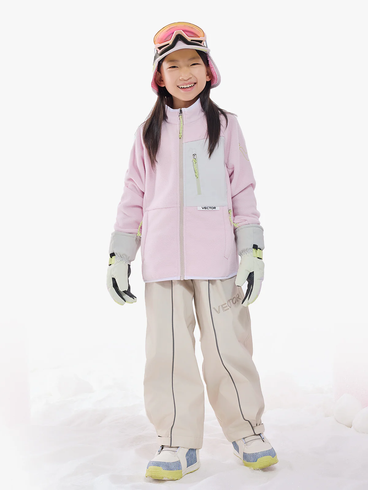 Kids' Block Mid-Layer Fleece - Image 5