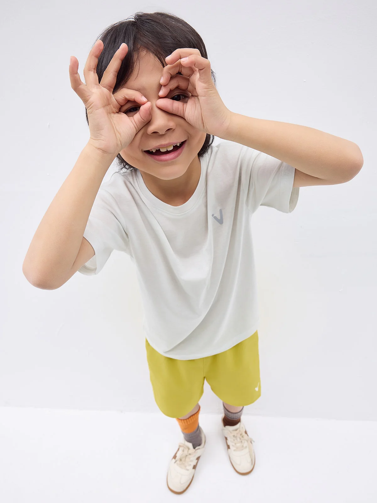 Kids' CreamCloud Tencel-Wool Tee - Image 2