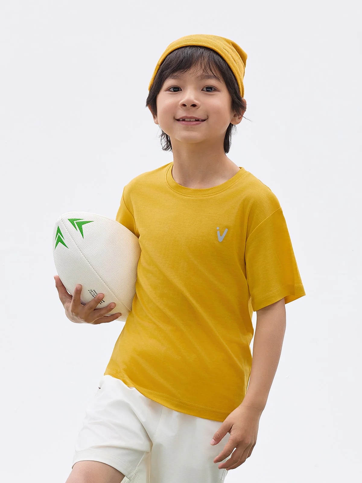 Kids' CreamCloud Tencel-Wool Tee