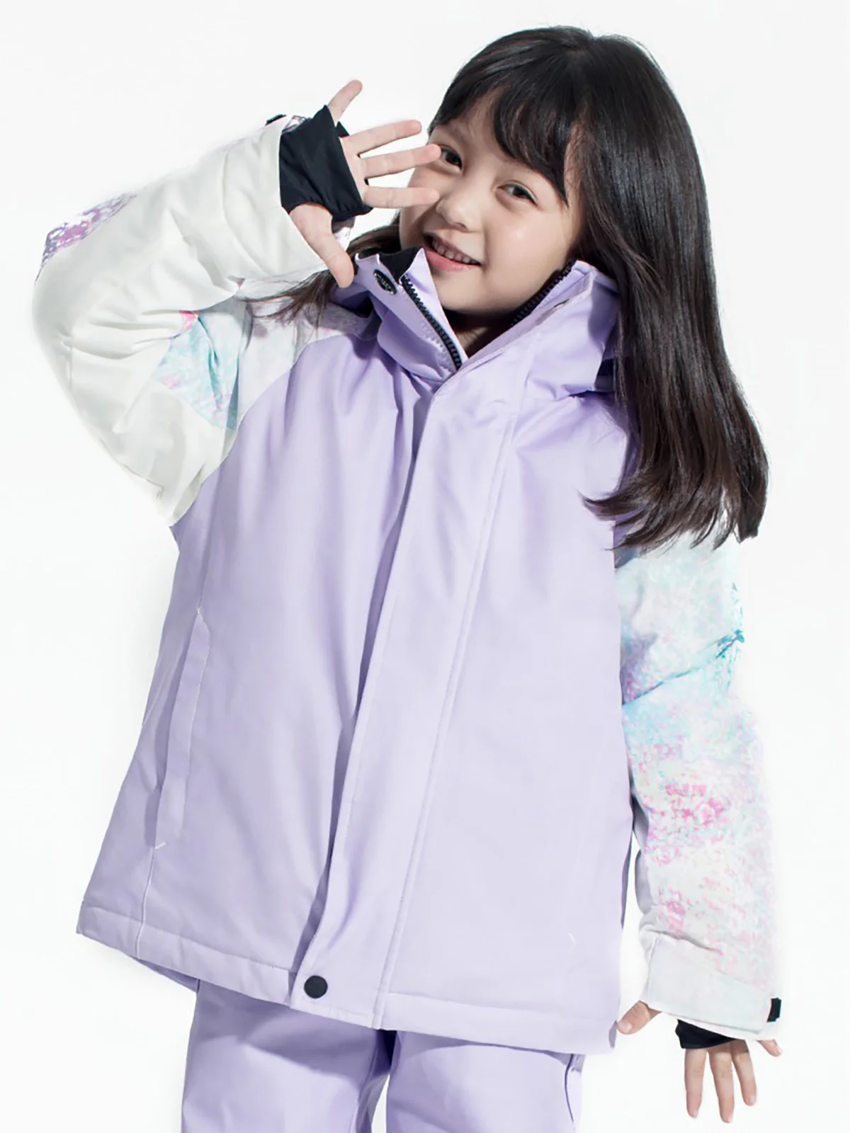 Kids' Fairy Anorak Jacket Purple - Image 4