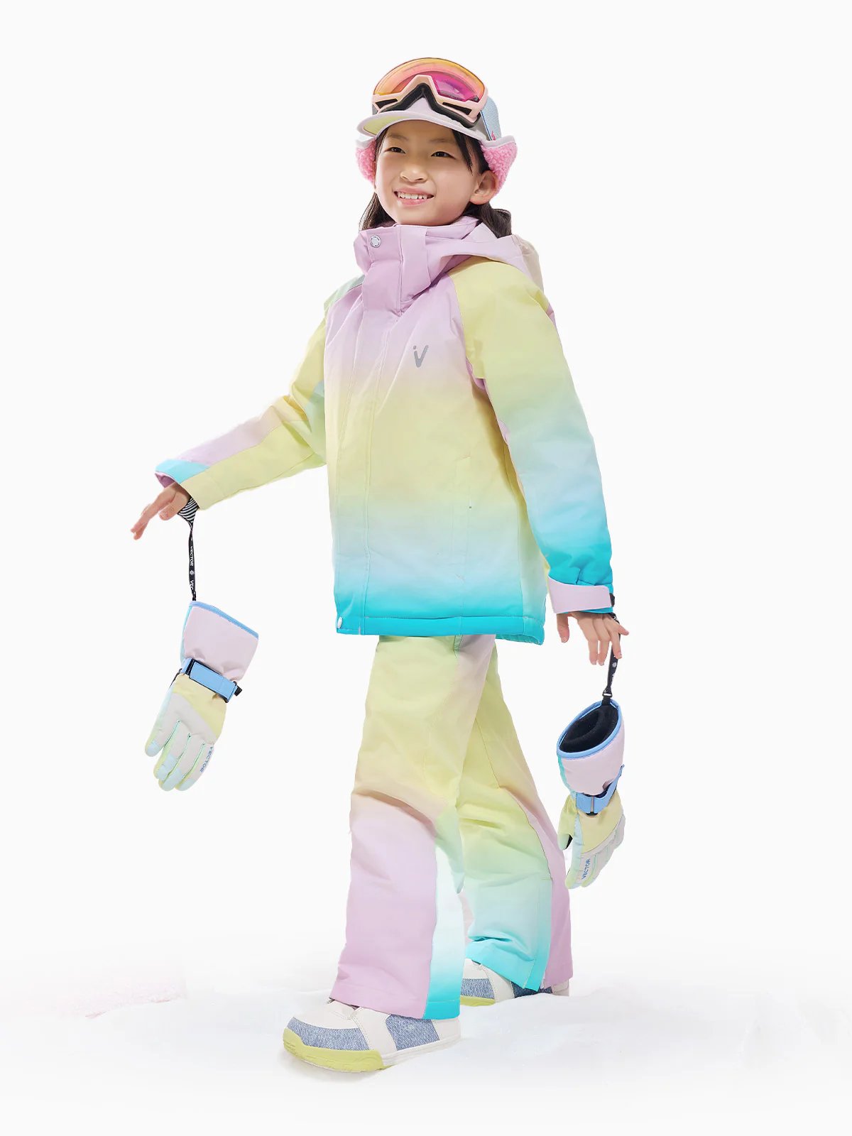 Kids' Glow Bib Pants - Image 2