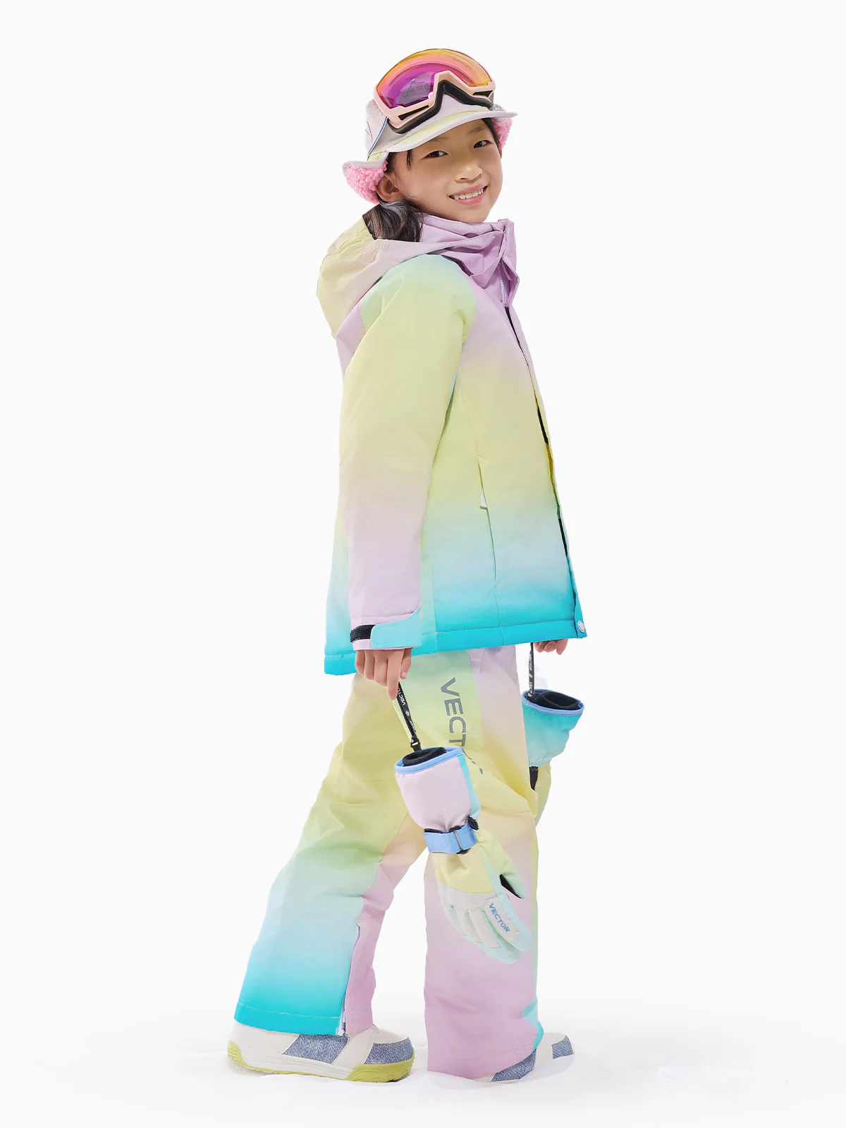 Kids' Glow Bib Pants - Image 4