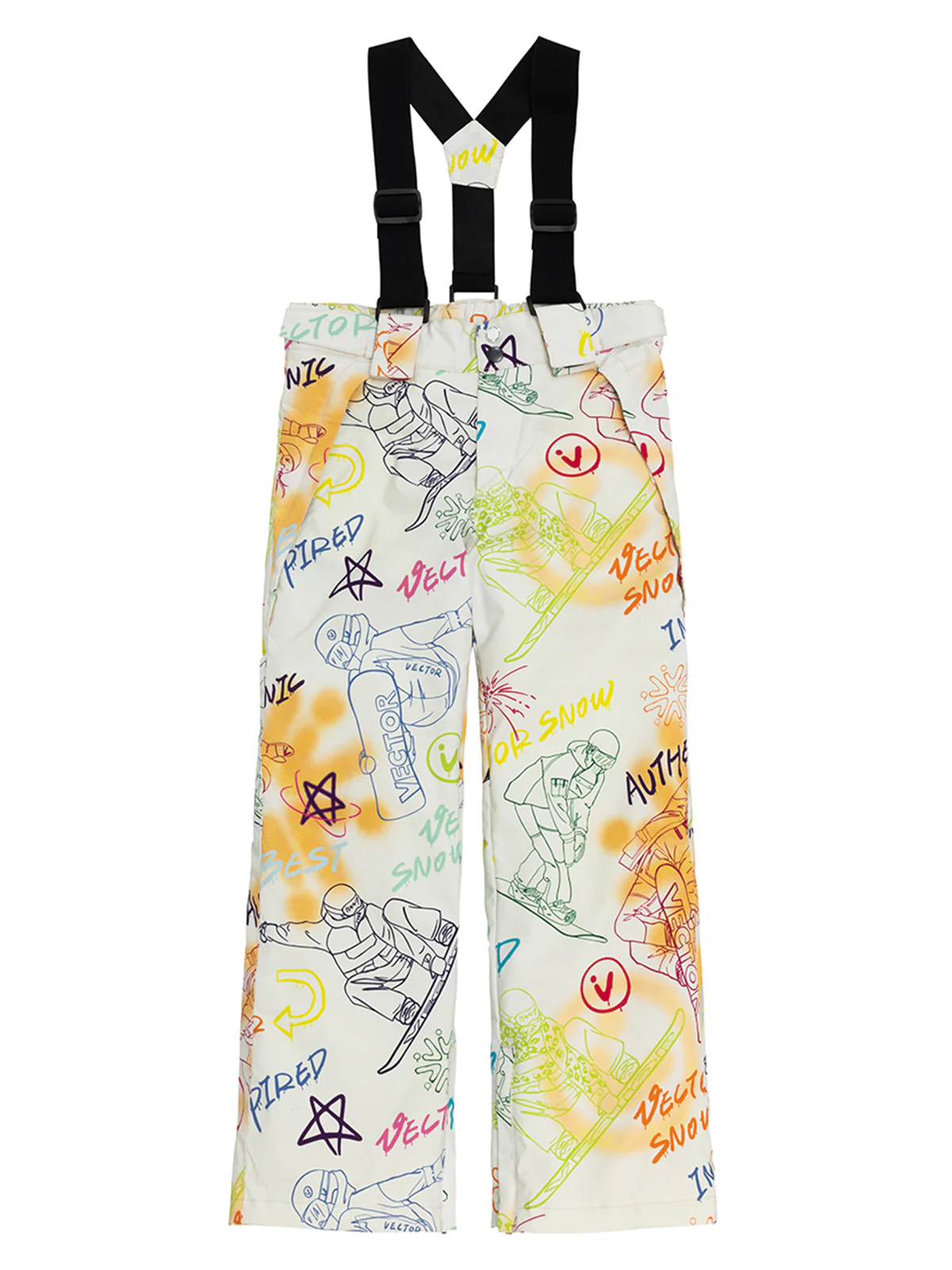 Kids' Graffiti Bib Pants - Image 11