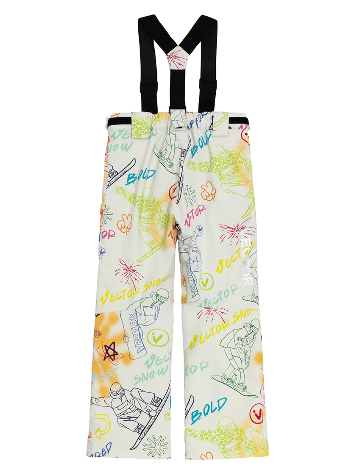 Kids' Graffiti Bib Pants - Image 12