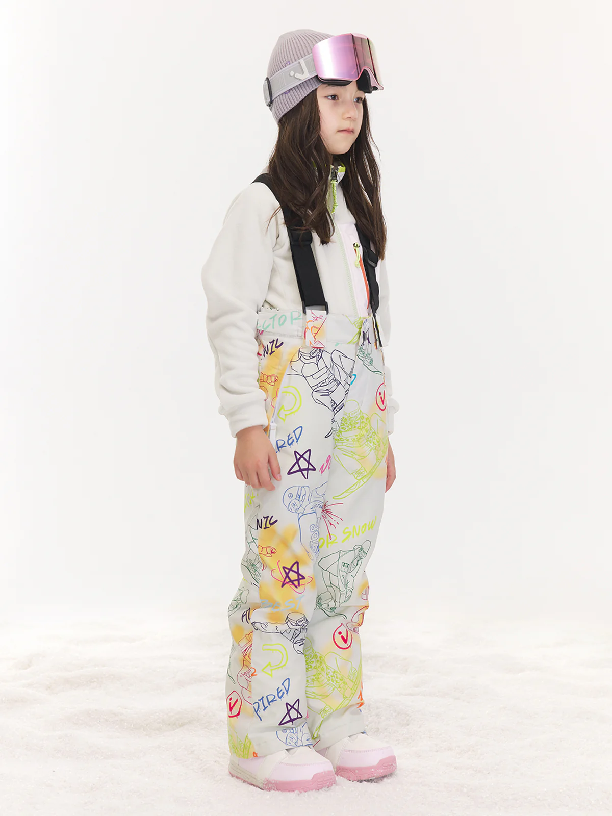 Kids' Graffiti Bib Pants - Image 3
