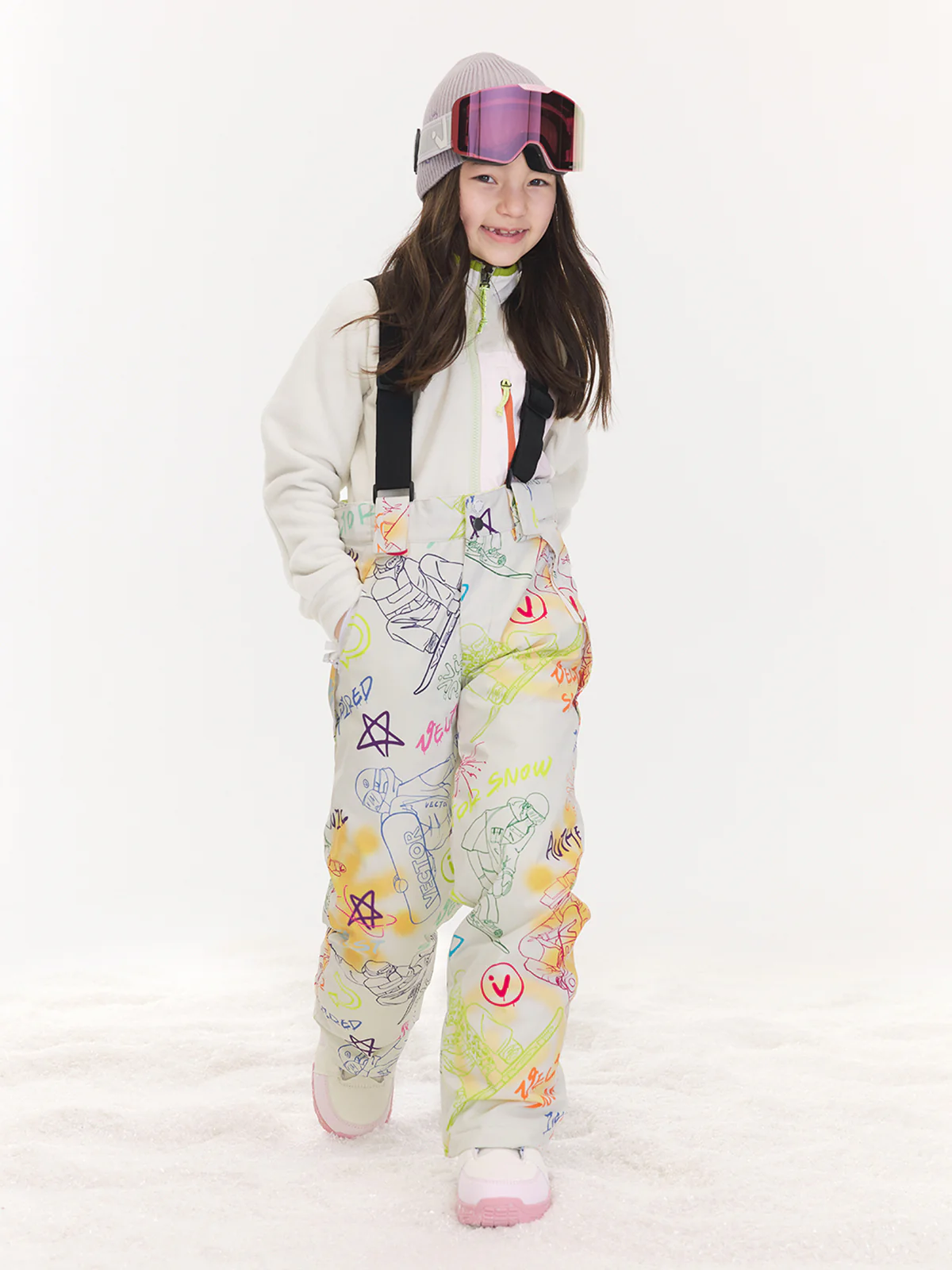 Kids' Graffiti Bib Pants - Image 4