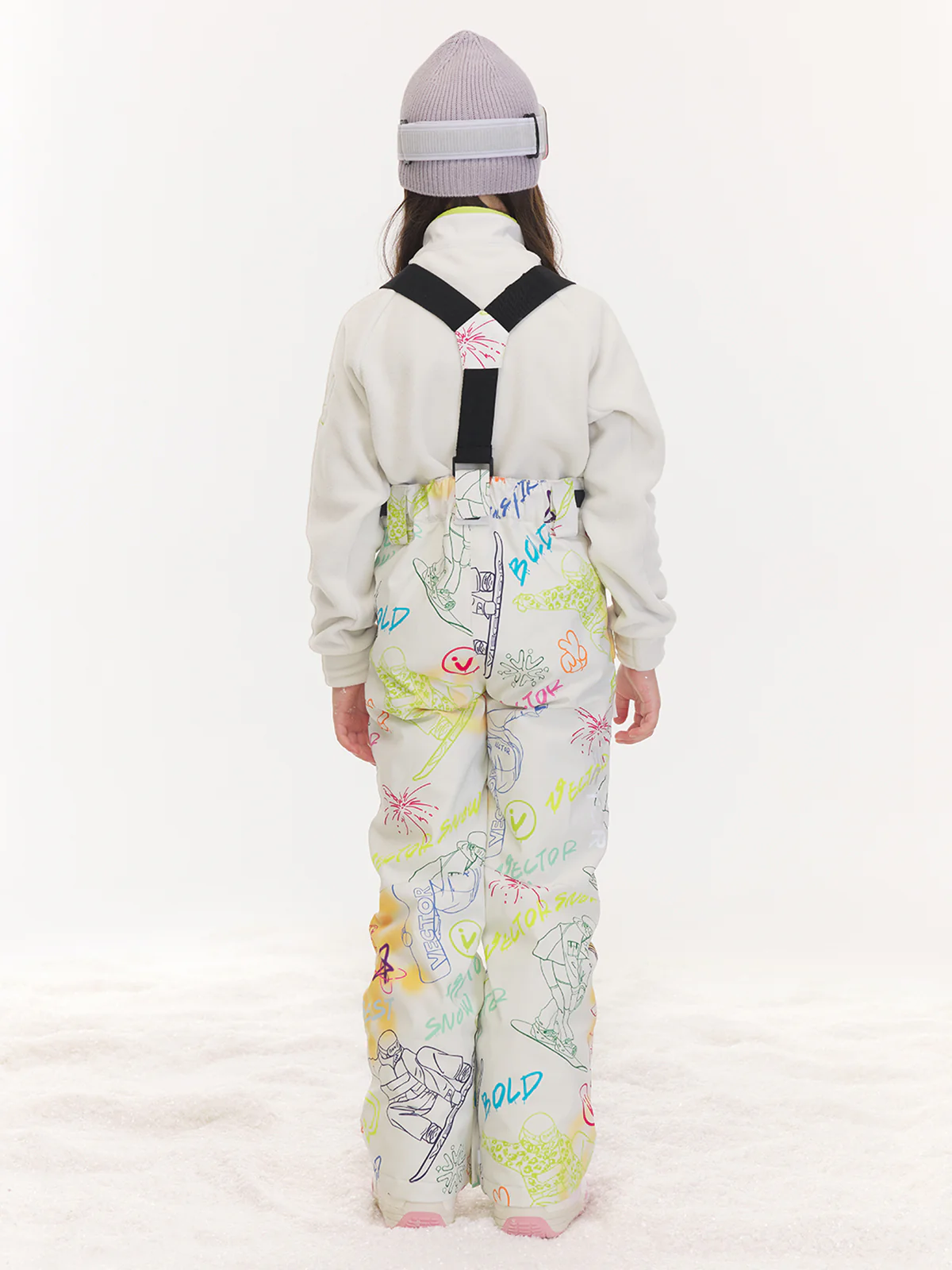 Kids' Graffiti Bib Pants - Image 5