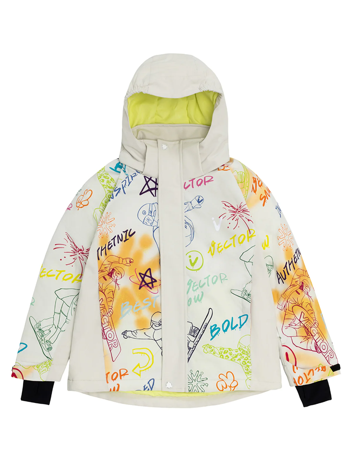 Kids' Graffiti Puffer Jacket - Image 13