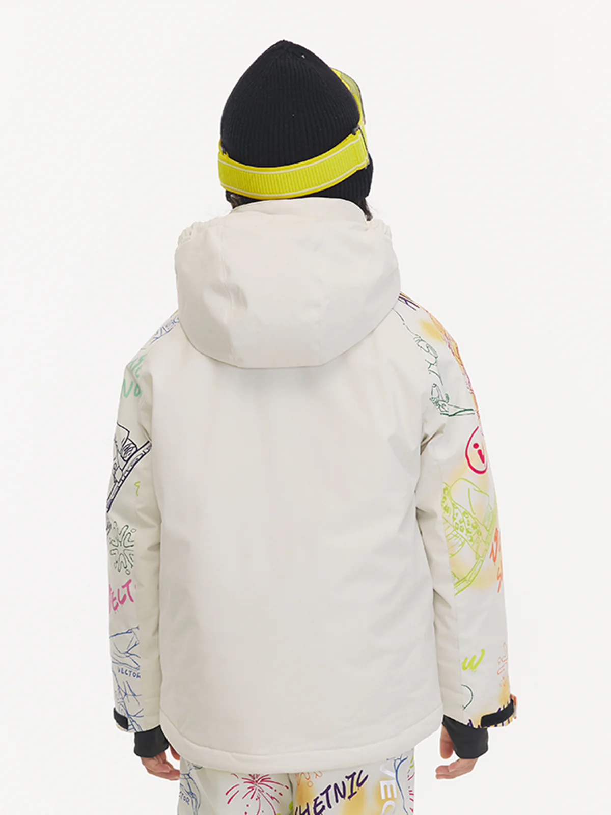 Kids' Graffiti Puffer Jacket - Image 5