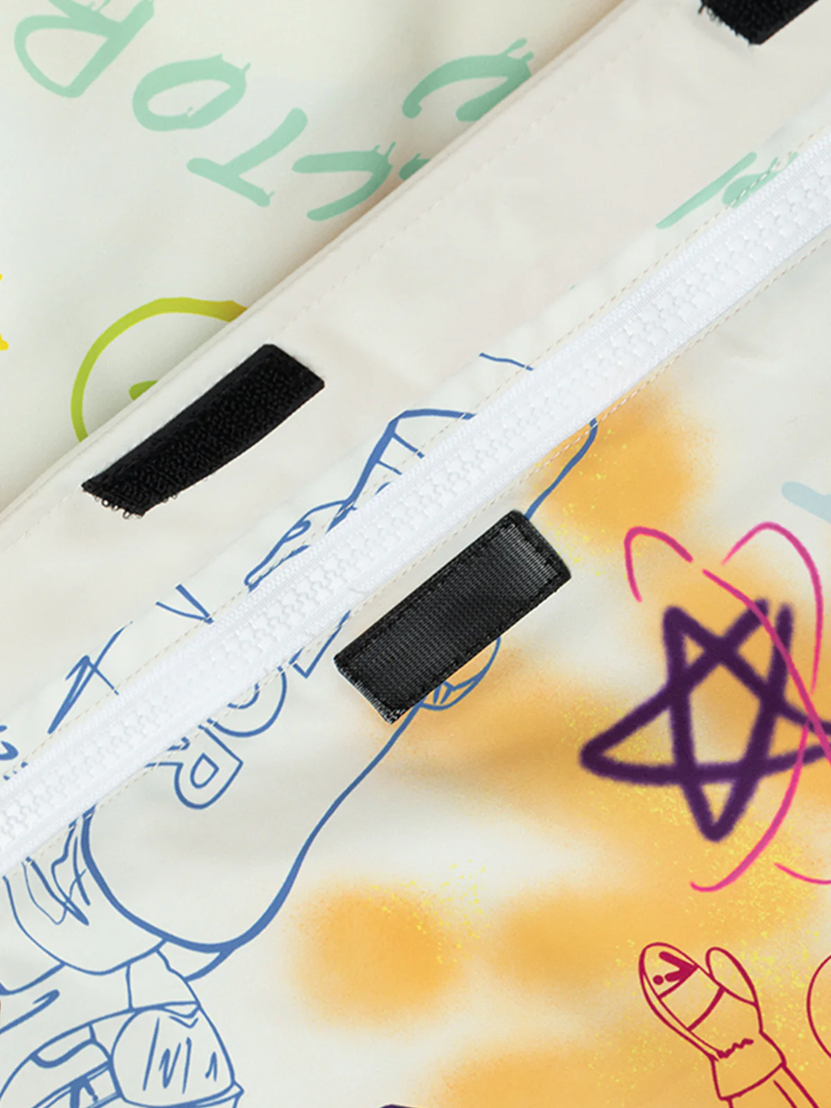 Kids' Graffiti Puffer Jacket - Image 7