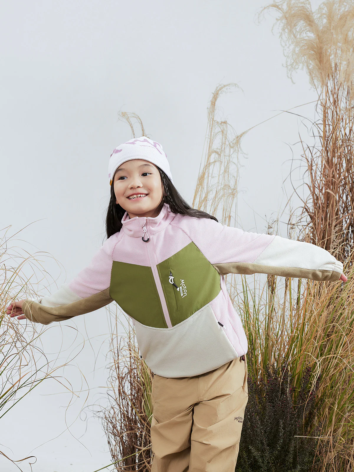 Kids' Half-Zip Waffle Fleece - Image 4