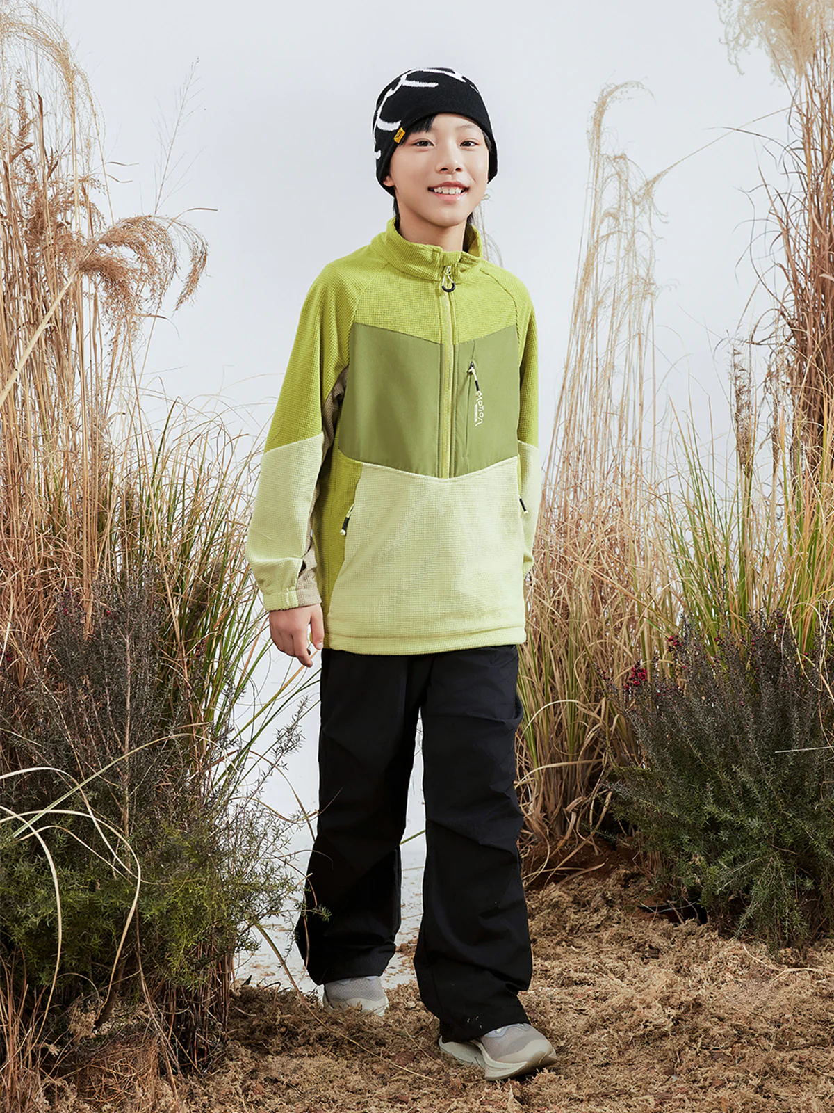 Kids' Half-Zip Waffle Fleece - Image 5