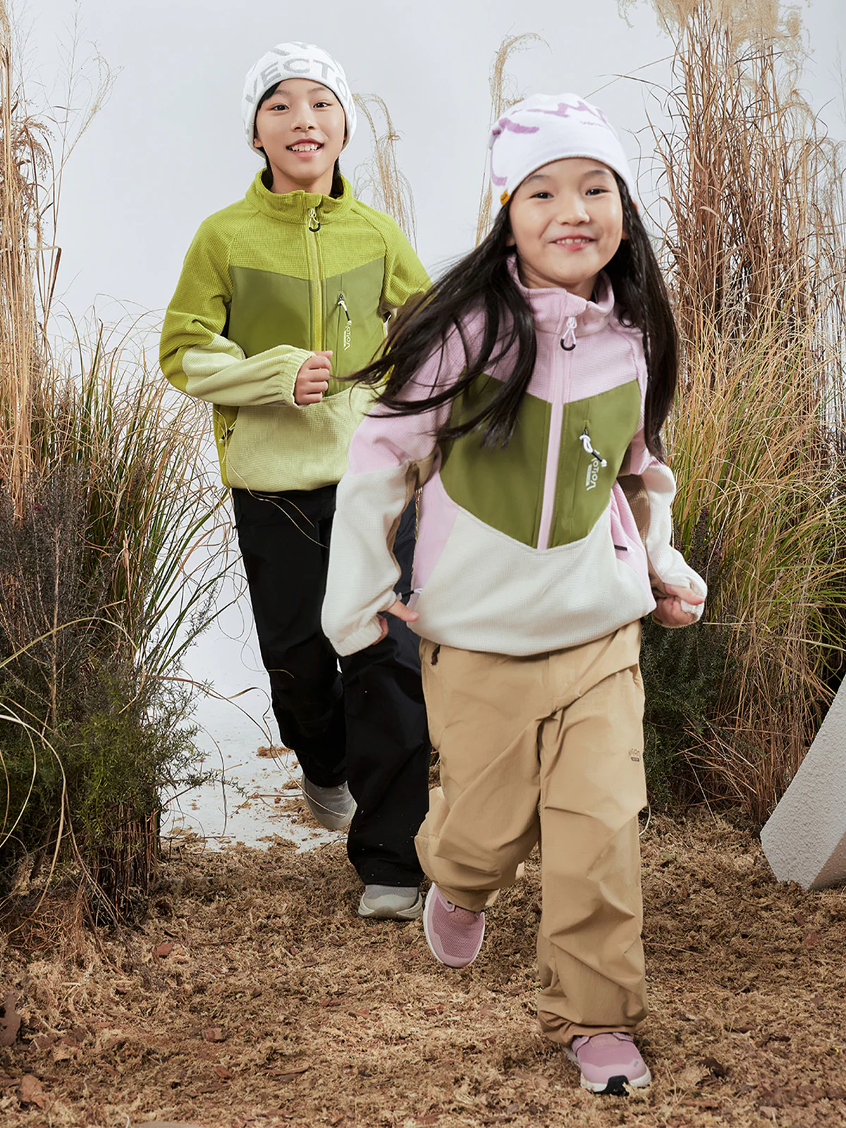 Kids' Half-Zip Waffle Fleece - Image 7