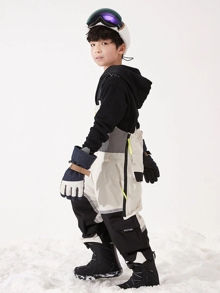 Kids' Nebula Spliced Bib Pants - Image 3