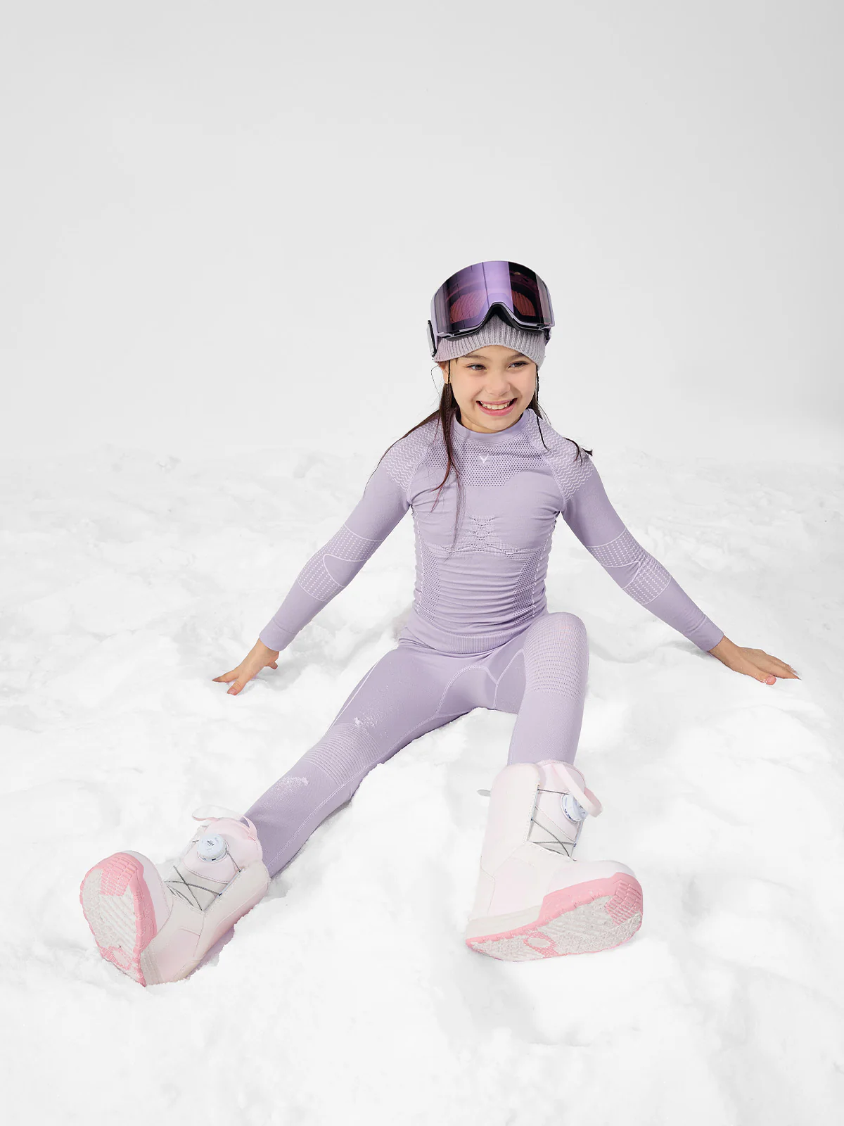 Kids' Pastel Seamless Base Layer Set - Image 4