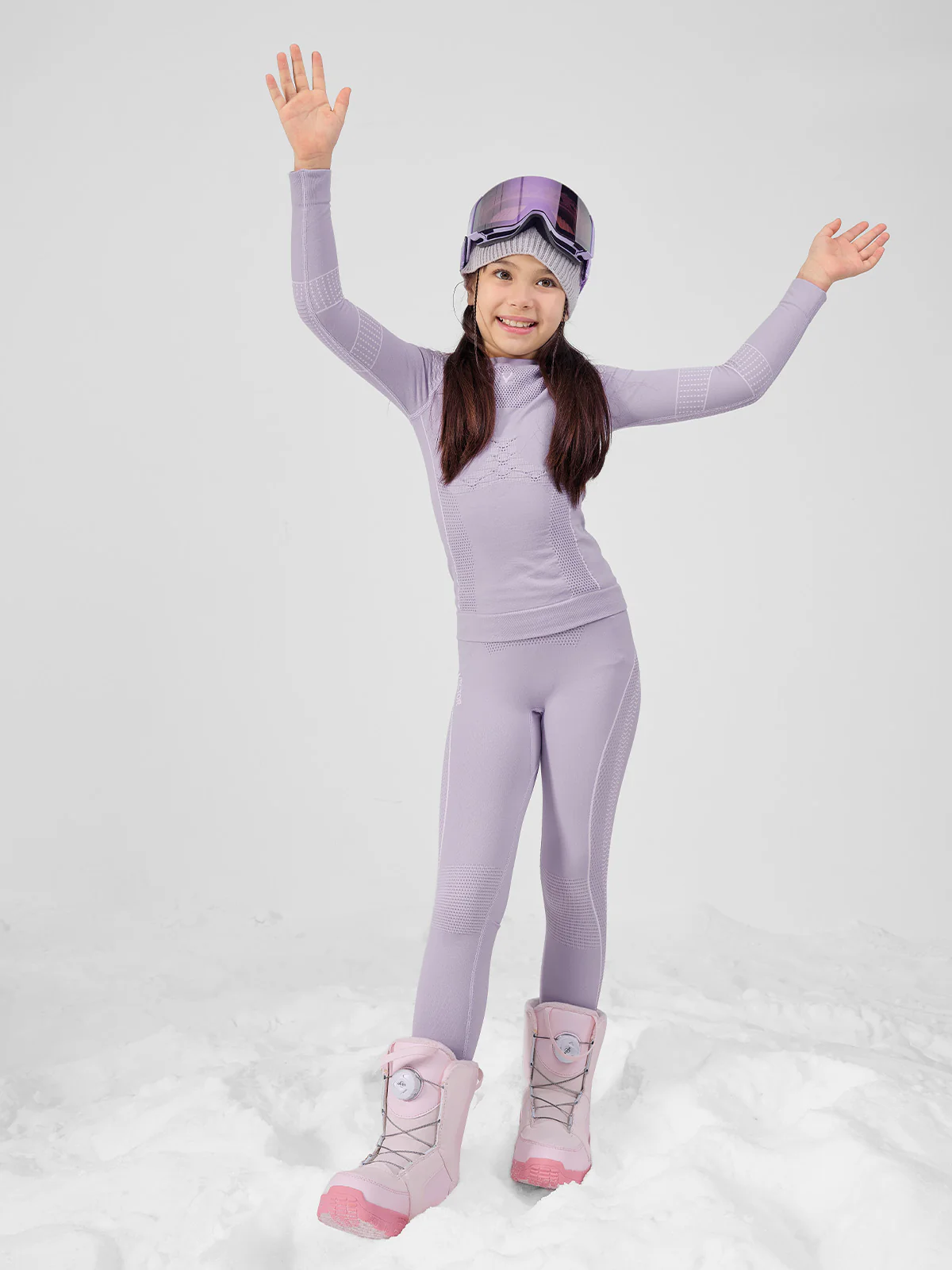 Kids' Pastel Seamless Base Layer Set - Image 5