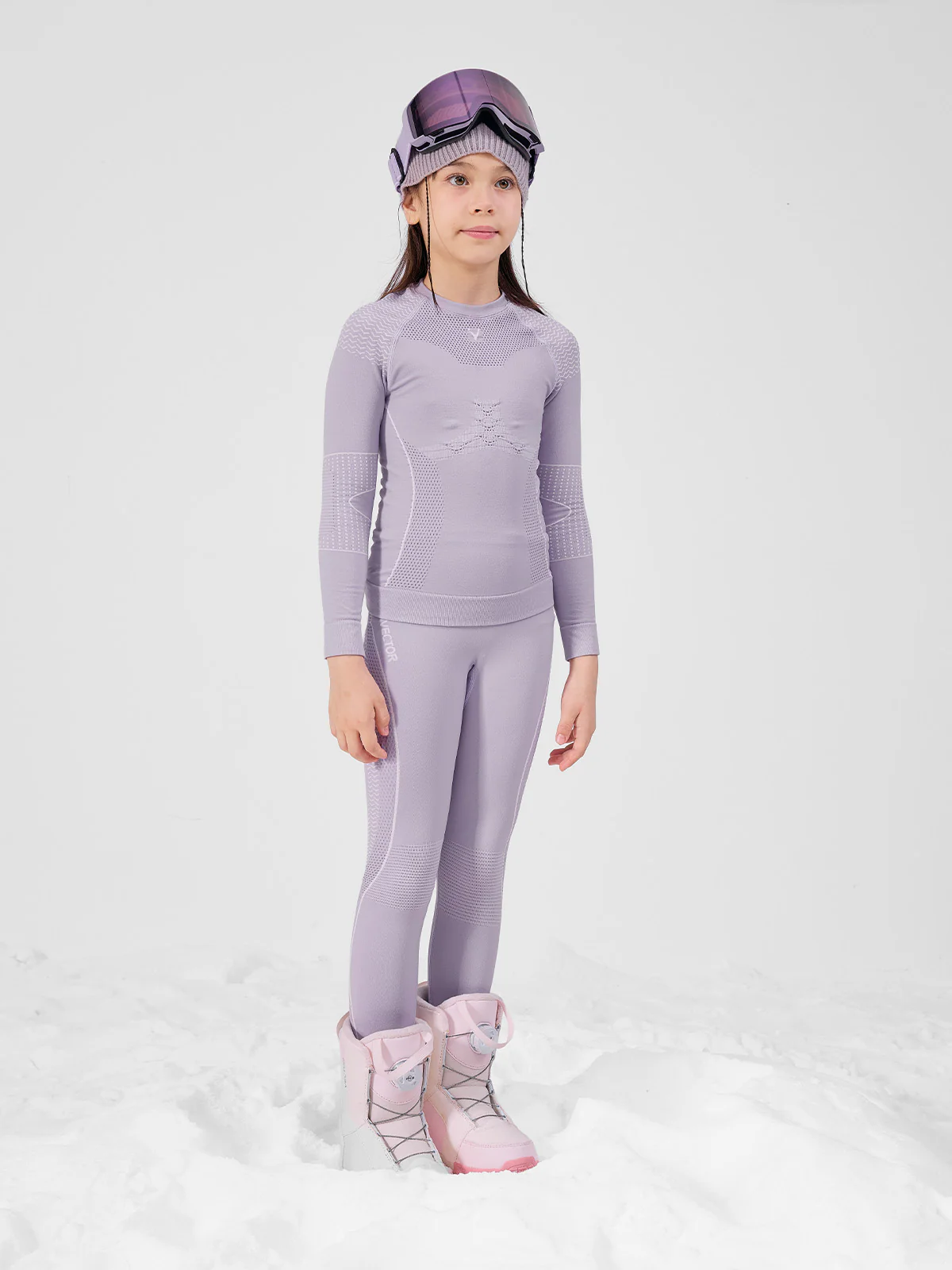 Kids' Pastel Seamless Base Layer Set - Image 8