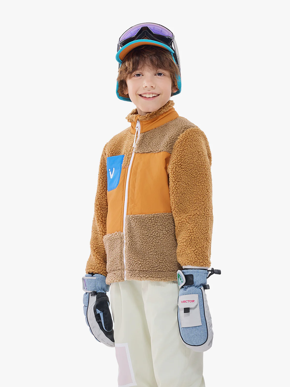 Kids' Patch Darn Fleece Jacket - Image 3