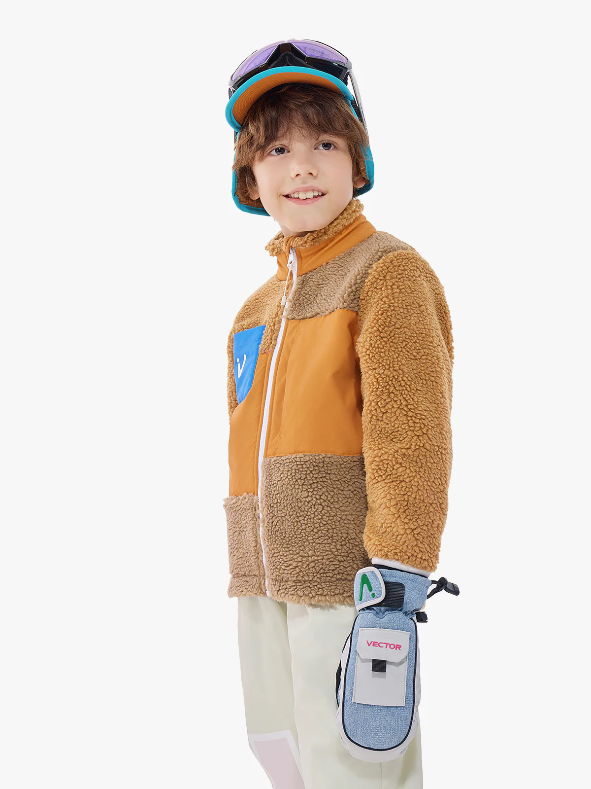 Kids' Patch Darn Fleece Jacket - Image 4