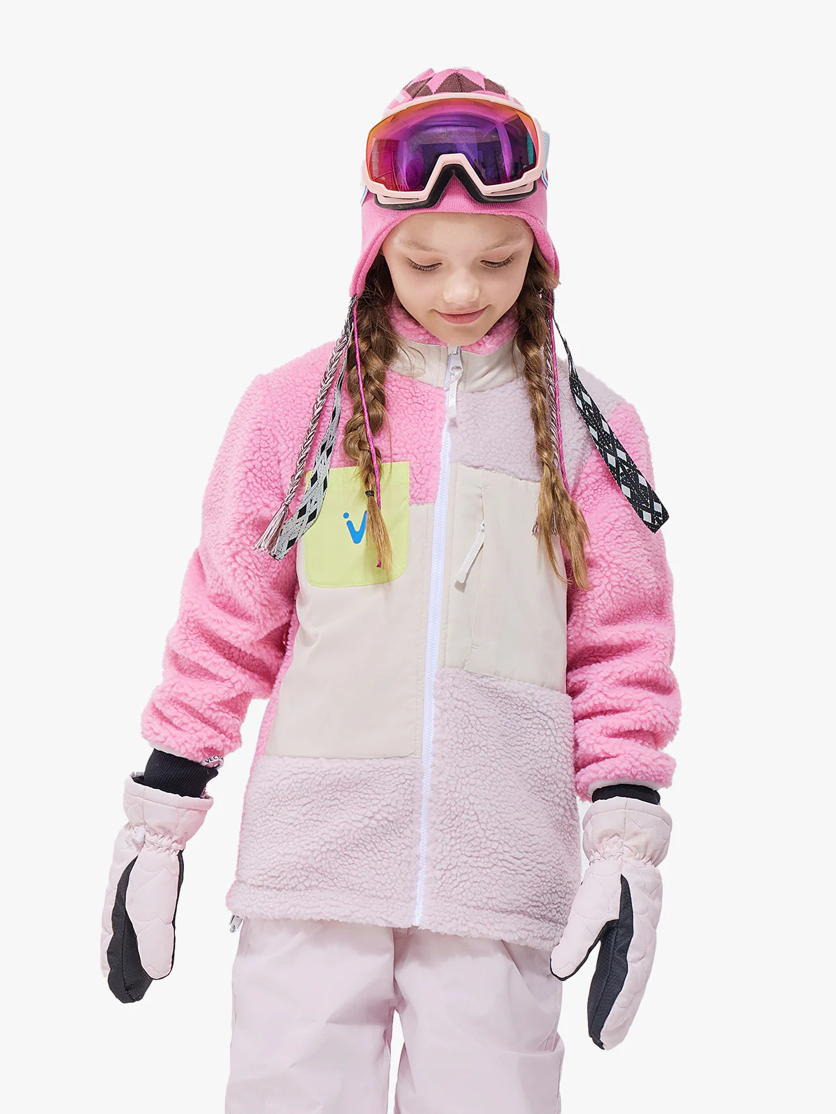 Kids' Patch Darn Fleece Jacket - Image 3