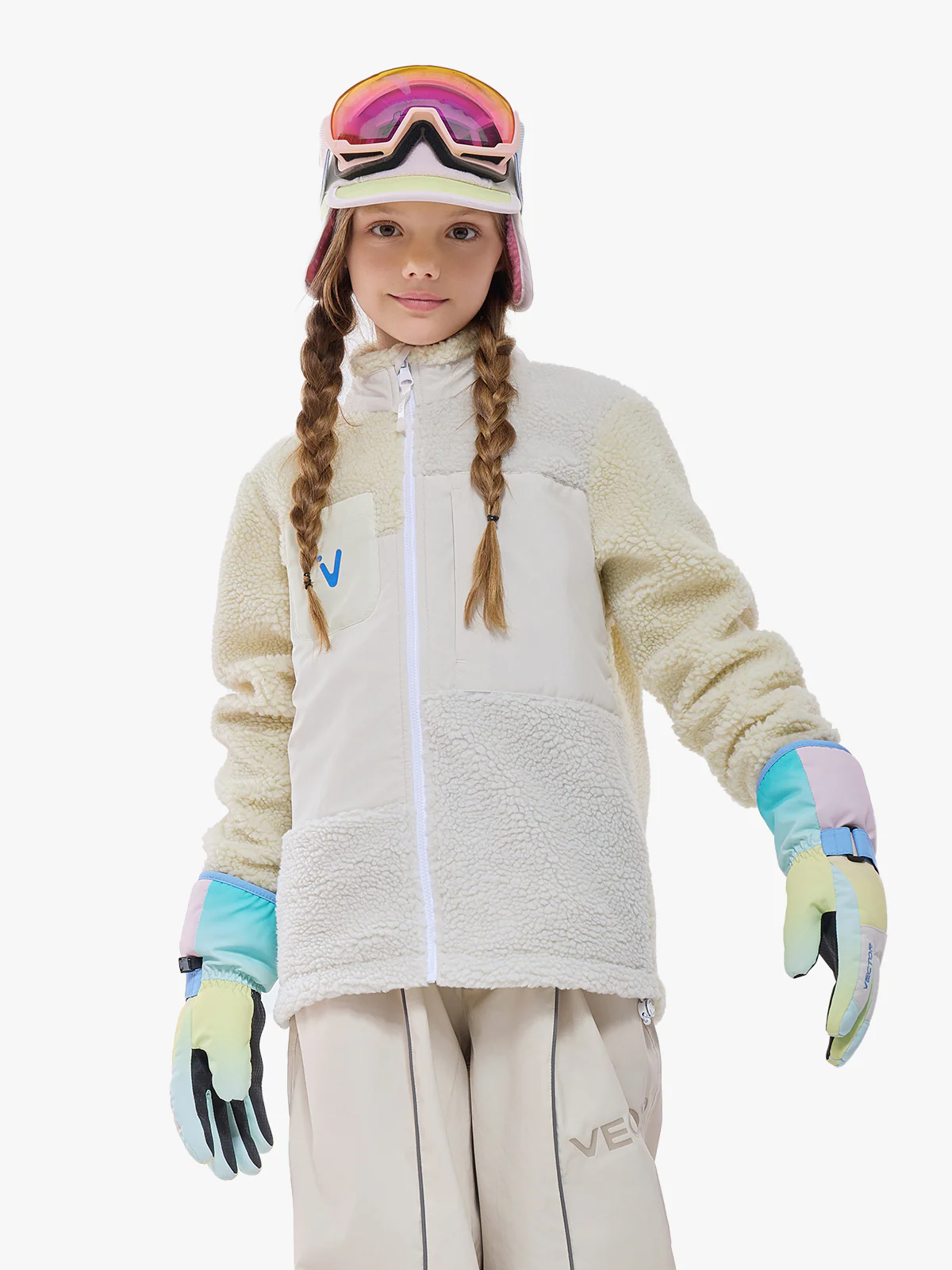 Kids' Patch Darn Fleece Jacket - Image 3