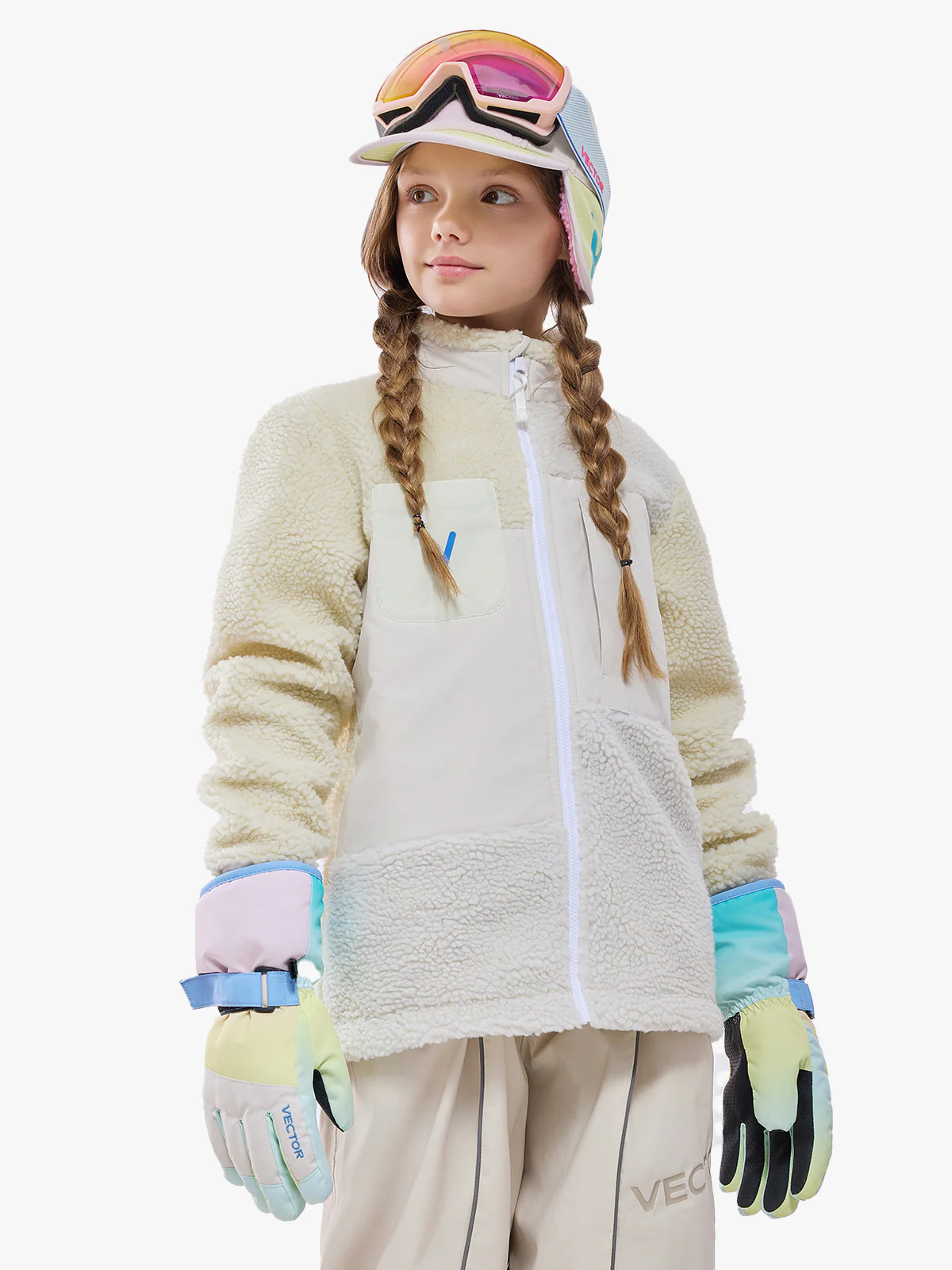 Kids' Patch Darn Fleece Jacket - Image 4