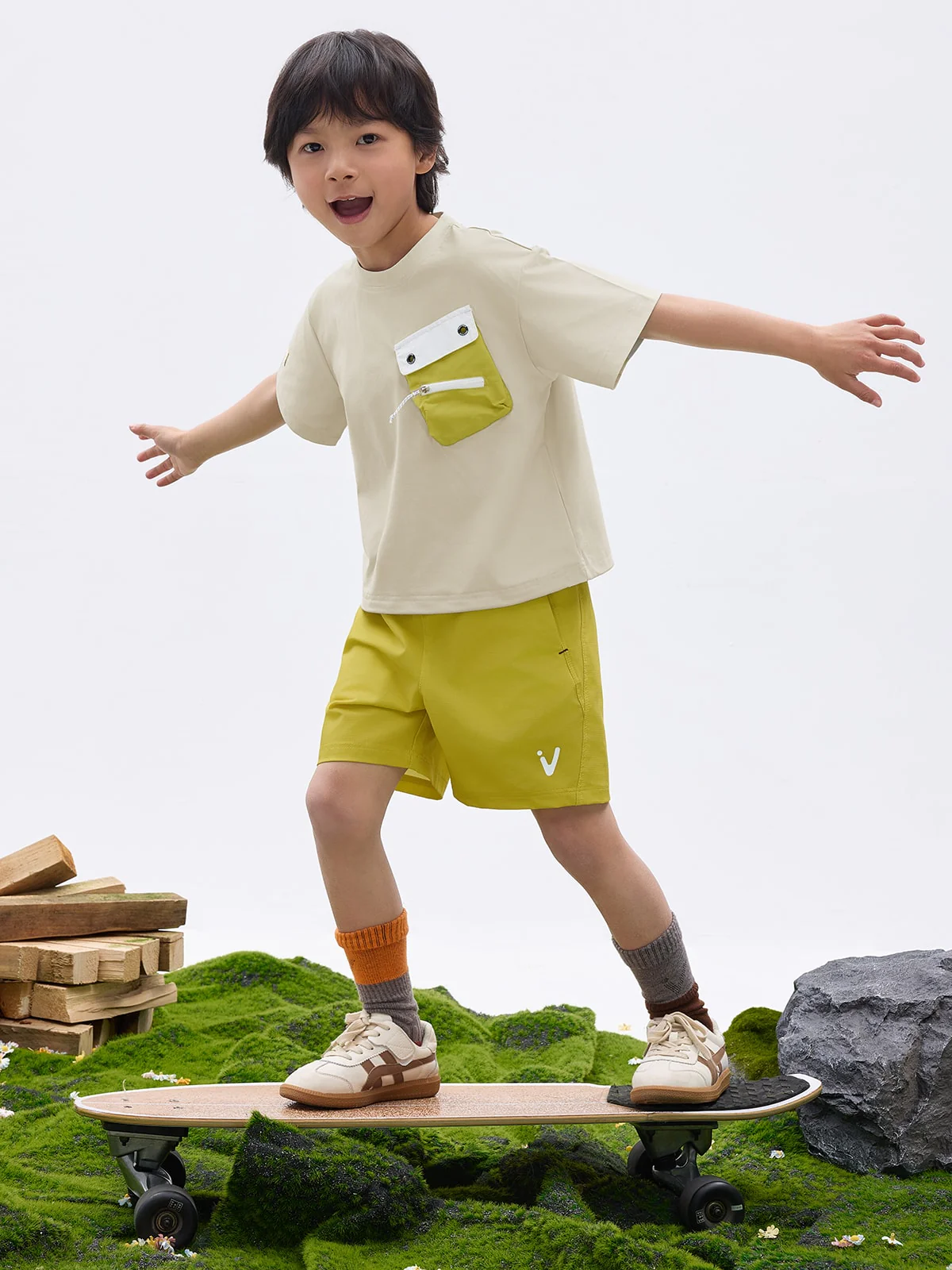 Kids' PocketJoy Quick Dry Easy-Care Tee - Image 3