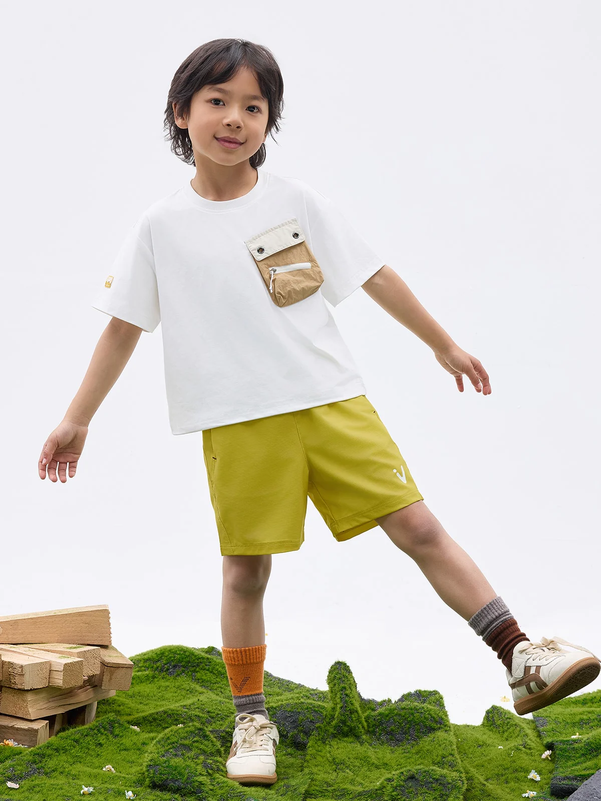 Kids' PocketJoy Quick Dry Easy-Care Tee - Image 3