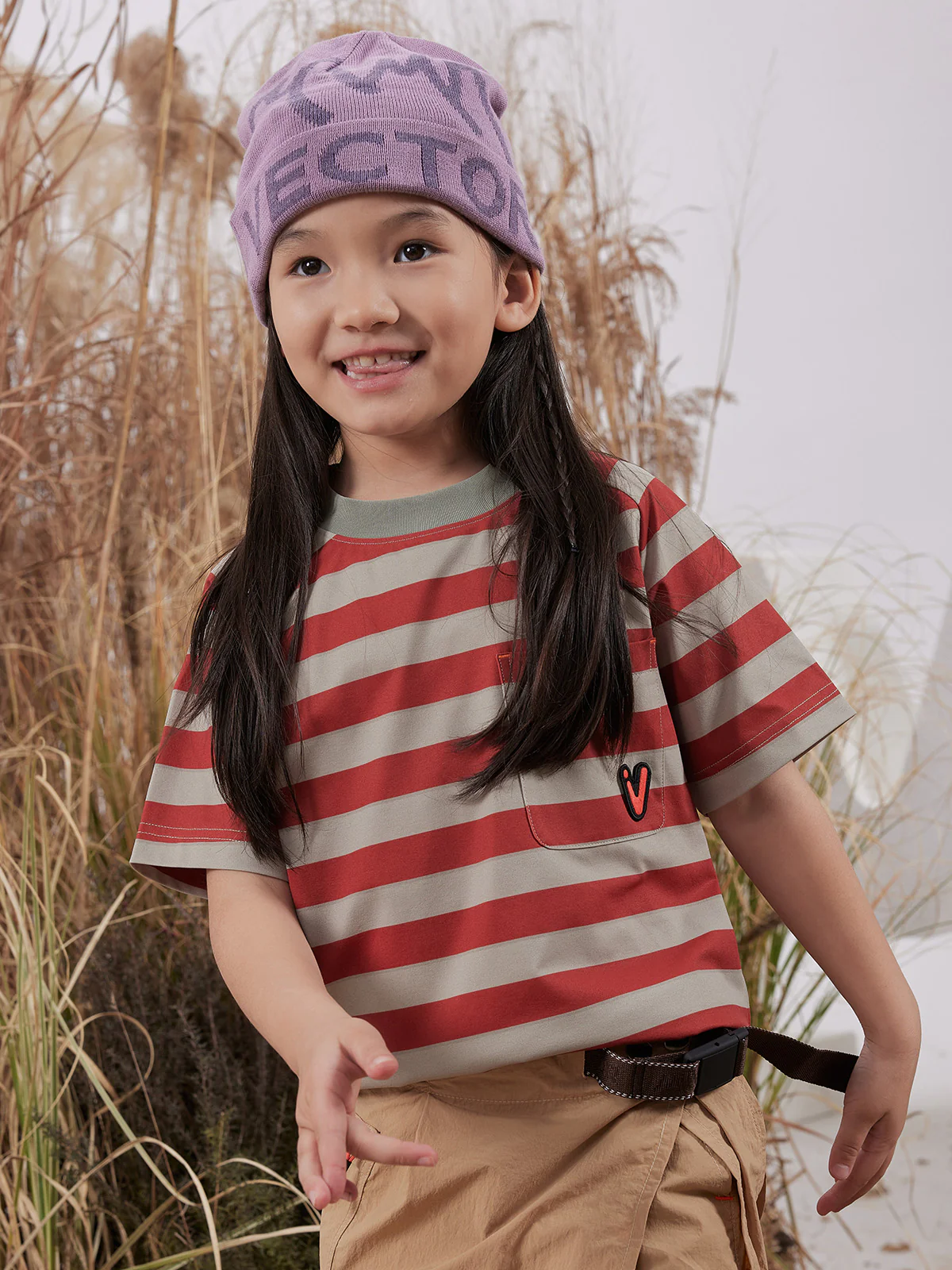 Kids' Quick Dry Easy-Care Stripe Tee - Image 6