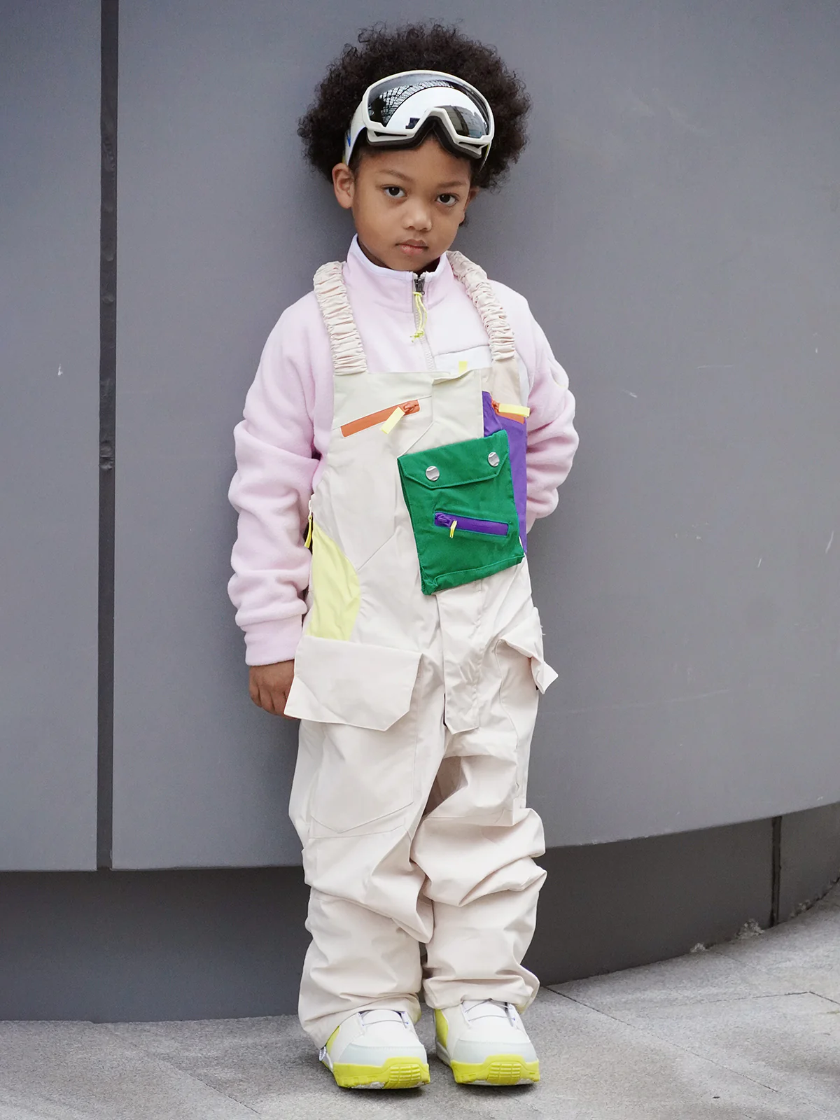 Kids' Snowpark Detachable Pocket Bib Pants