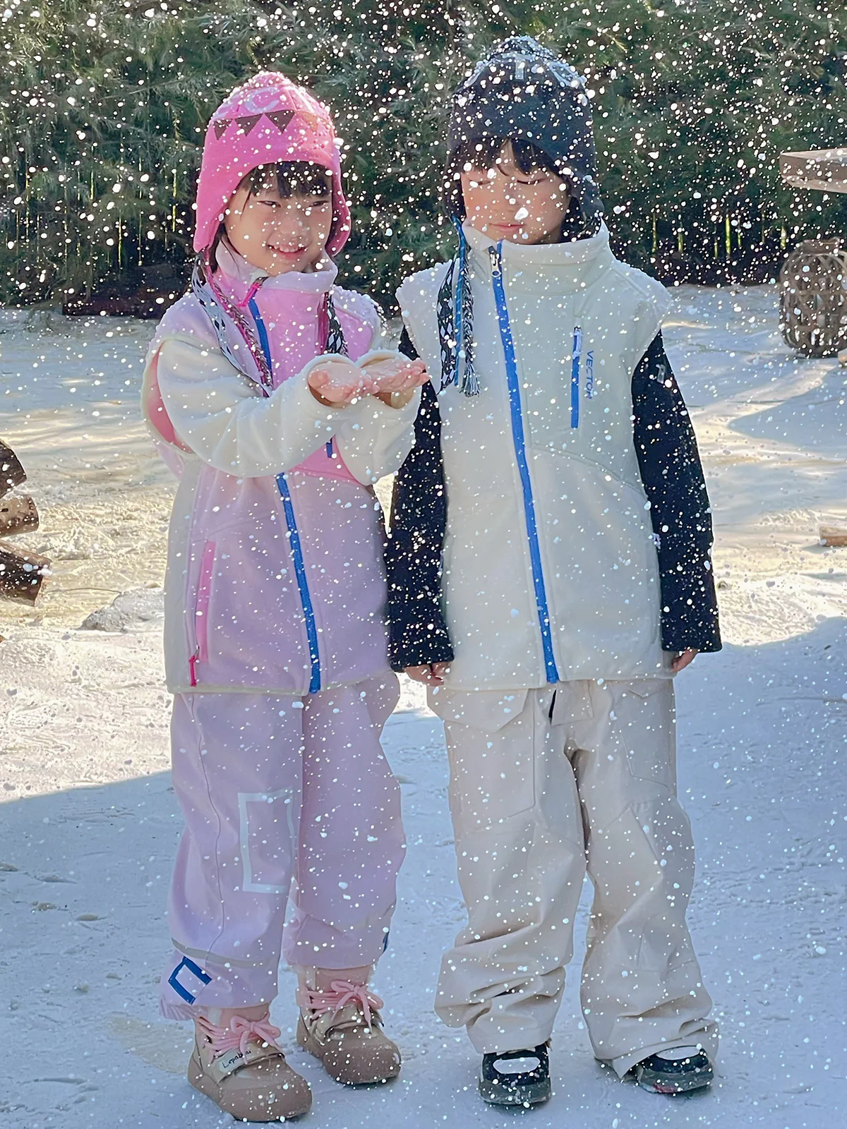 Kids' Snowpark Slash Fleece Vest - Image 2