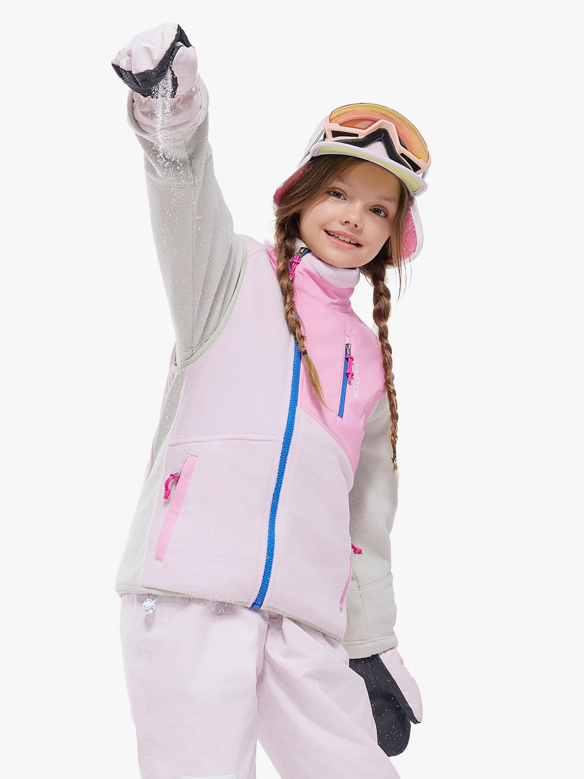 Kids' Snowpark Slash Fleece Vest - Image 3