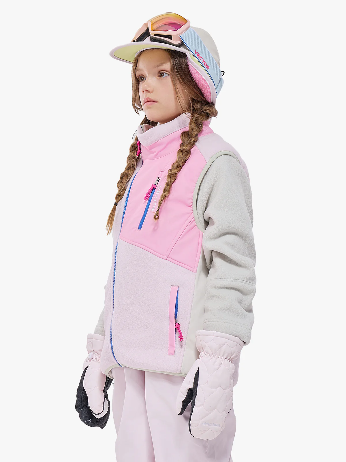 Kids' Snowpark Slash Fleece Vest - Image 4