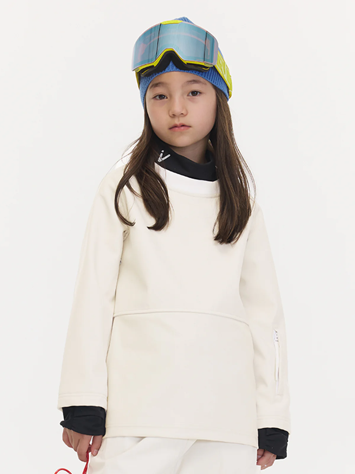 Kids' Turtleneck Snow Crew Mid-Layer Sweatshirt - Image 3