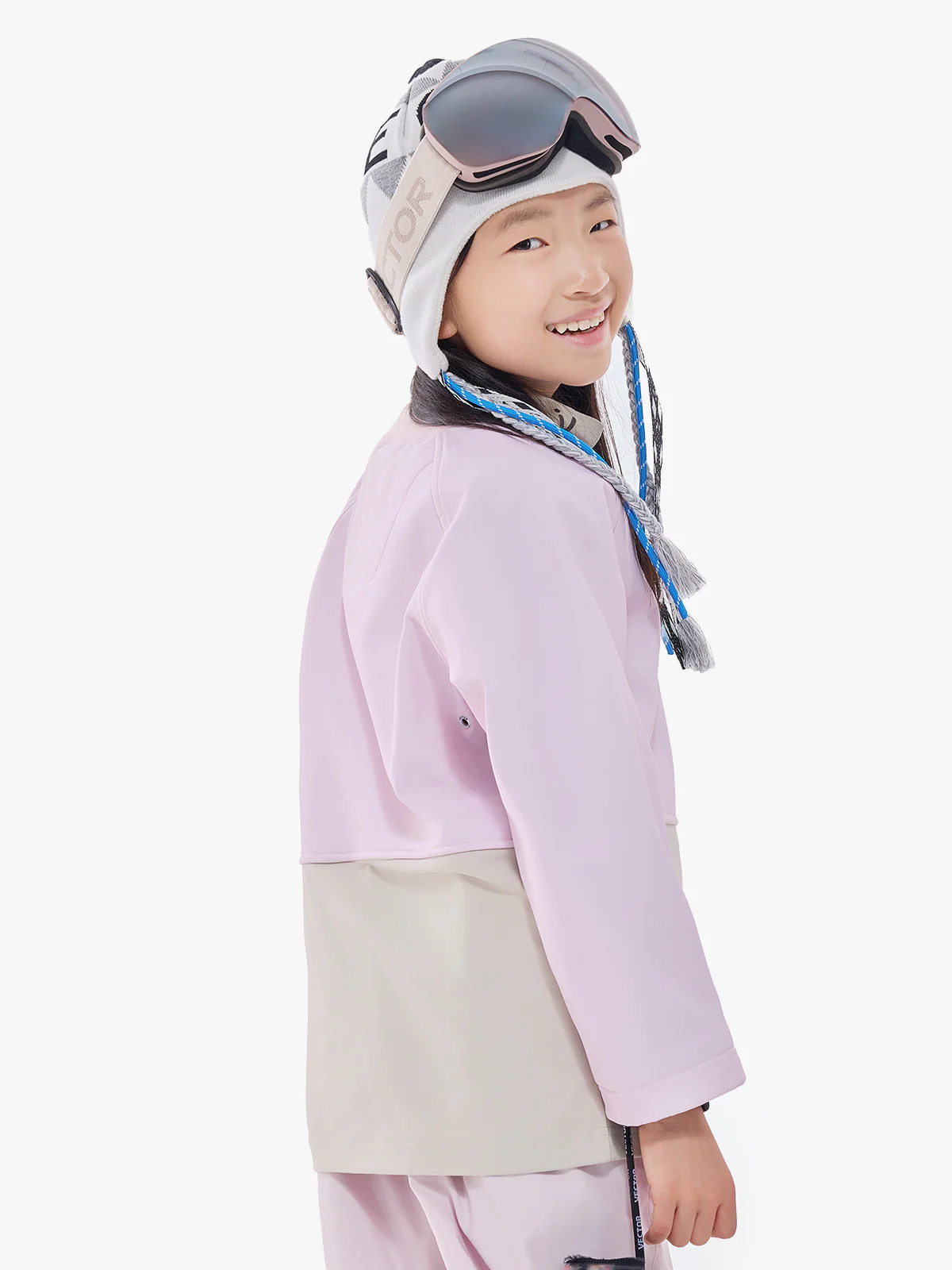 Kids' Turtleneck Snow Crew Mid-Layer Sweatshirt - Image 3