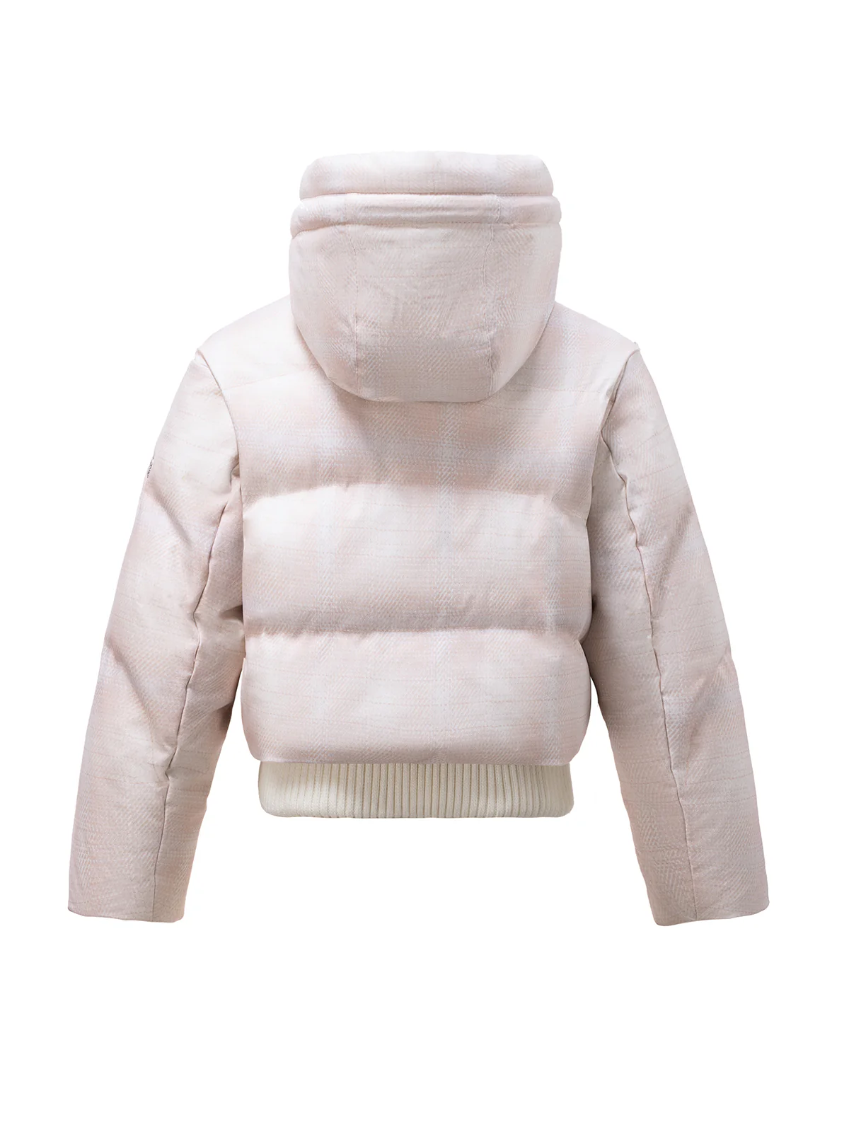 Kids' Tweed Cropped Puffer Jacket - Image 8