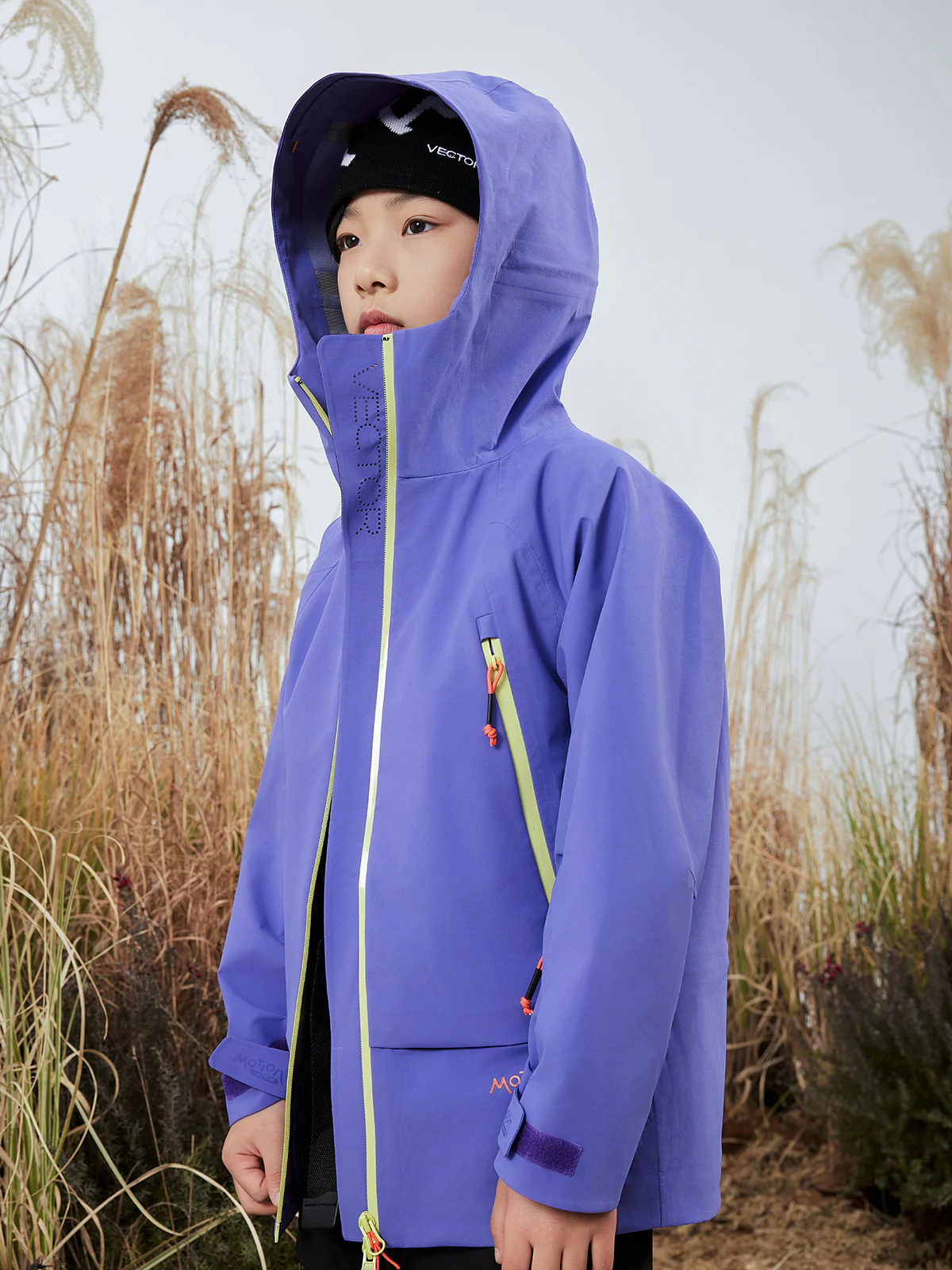 Kids' Zenith 3L Hardshell Rain Jacket - Image 10