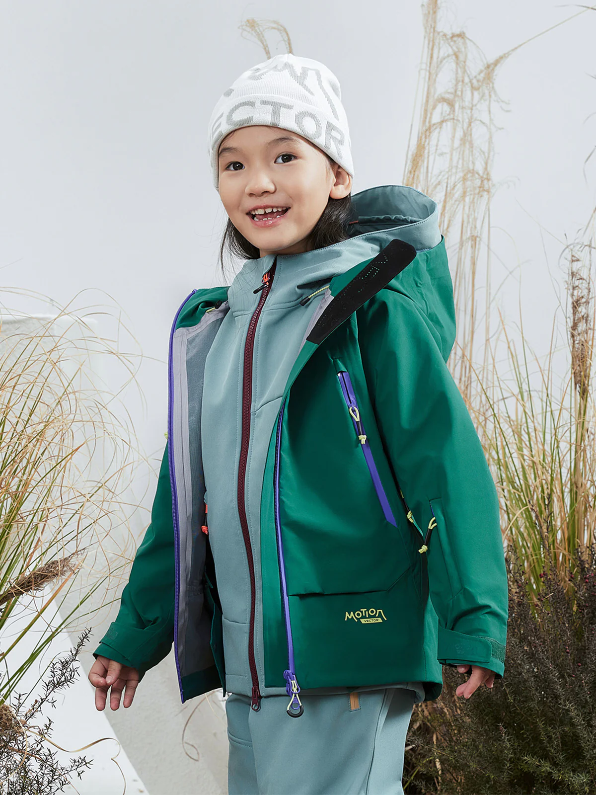 Kids' Zenith 3L Hardshell Rain Jacket - Image 27