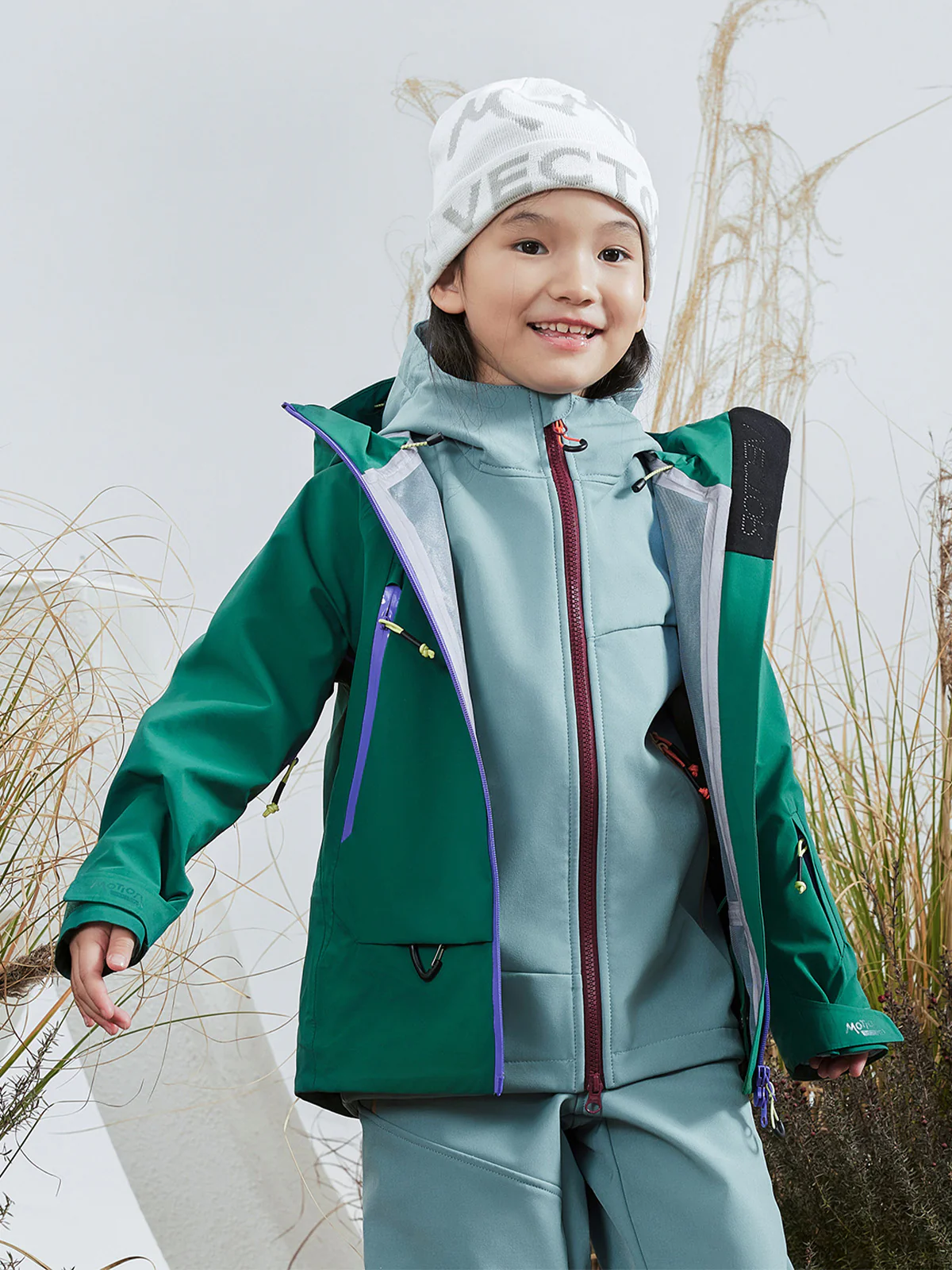 Kids' Zenith 3L Hardshell Rain Jacket - Image 29