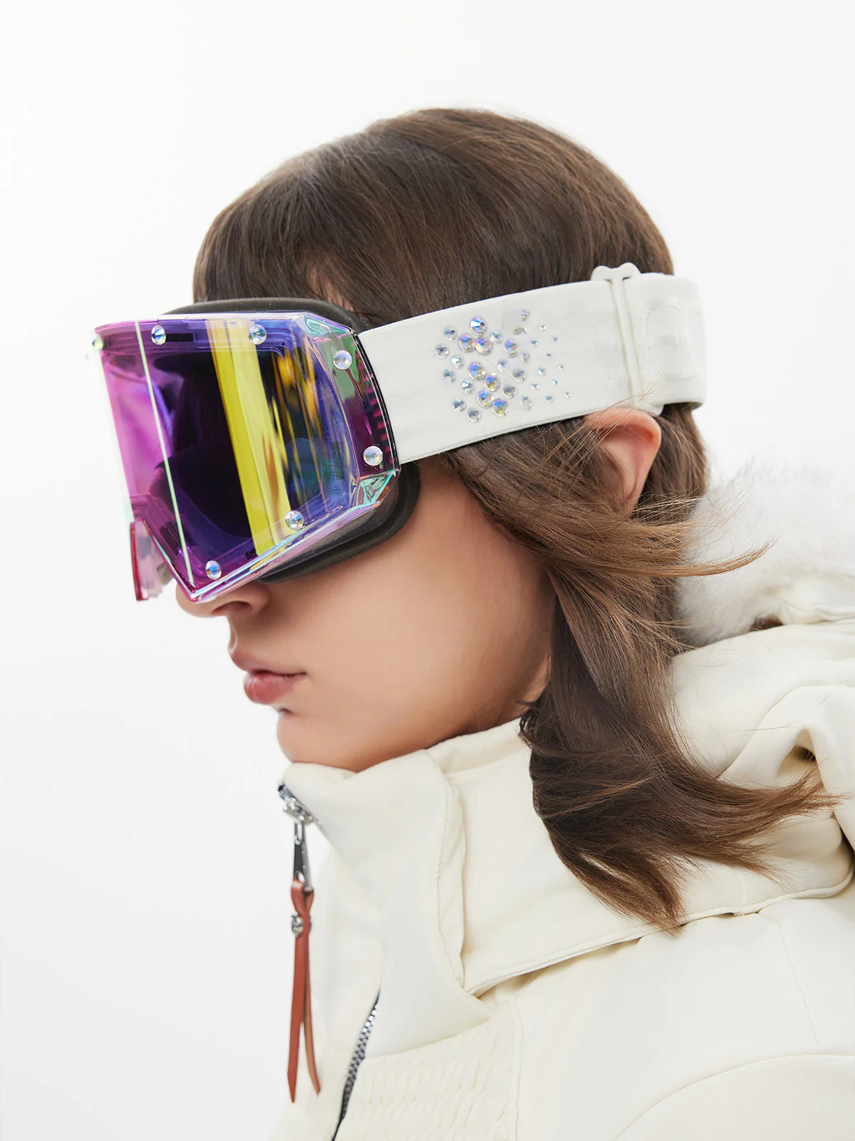 Krystal Snow Goggles white - Image 3
